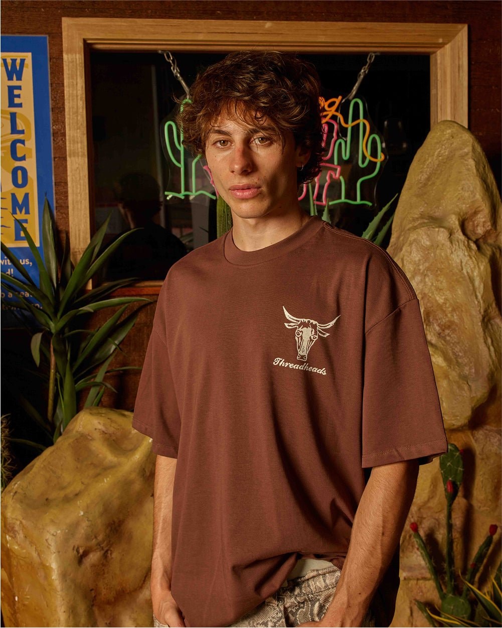 Born to Ride Oversized Graphic Tee - Unisex 90s Boxy Fit 100% Combed Cotton