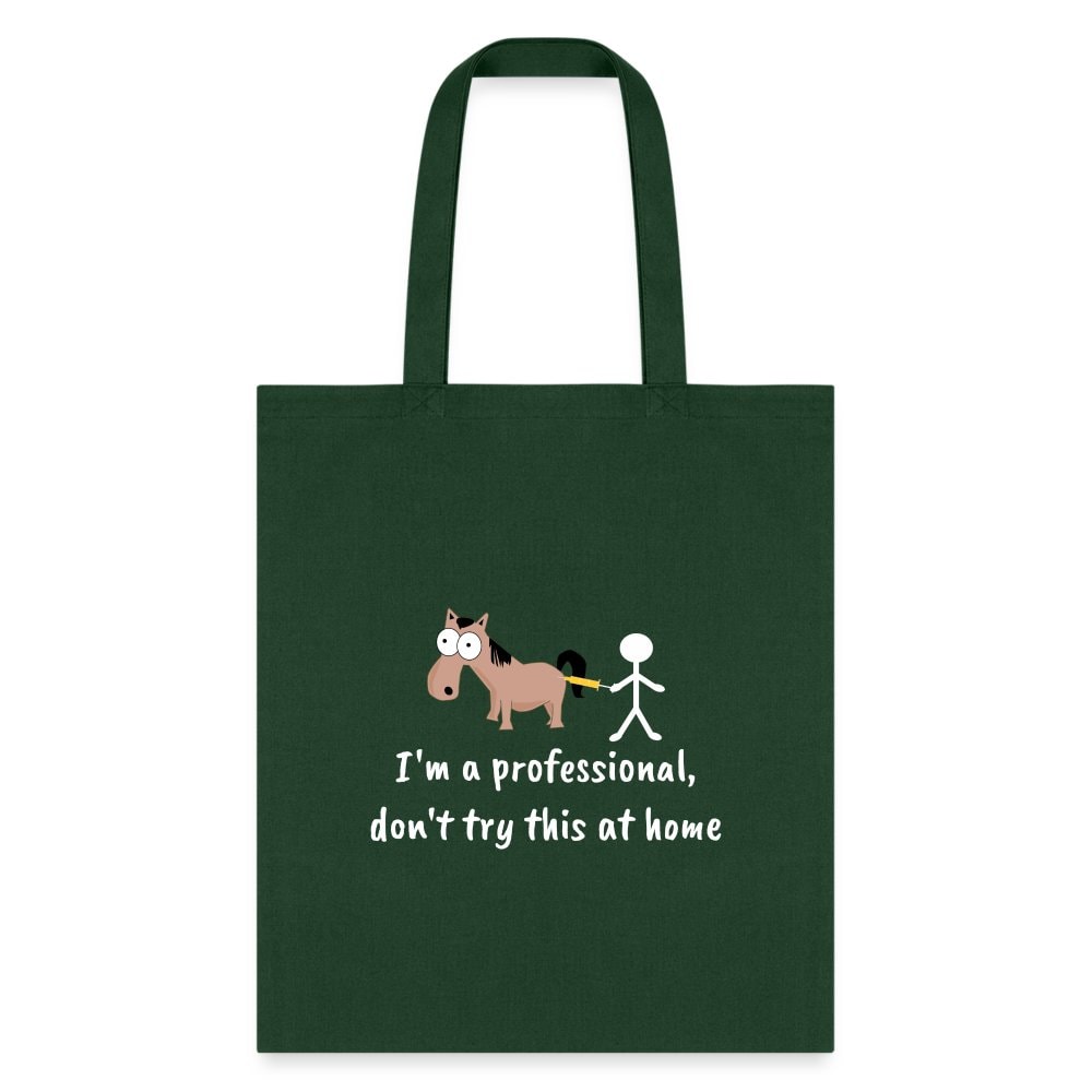 Don't Try This at Home Funny Graphic Tote Bag