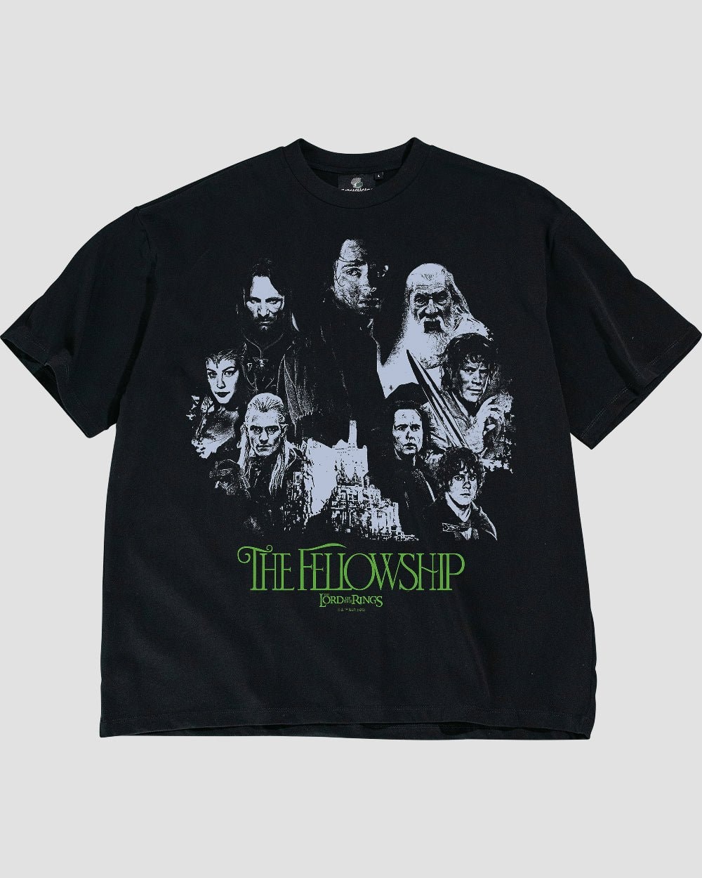 Lord of the Rings Fellowship of the Ring Oversized Graphic T-Shirt - Unisex 100% Combed Cotton