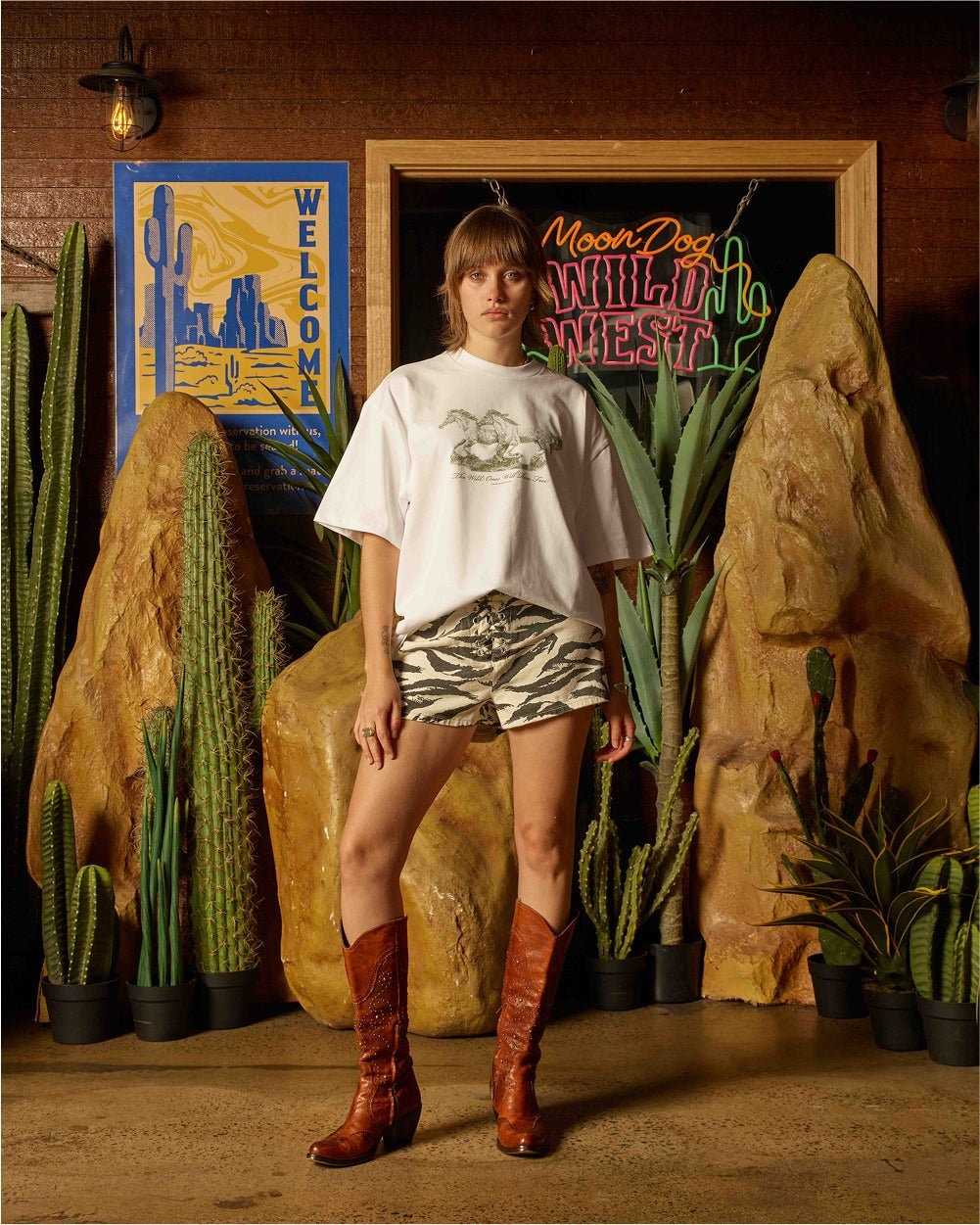 Wild Ones Oversized Graphic Tee - Threadheads Unisex 90s Boxy Fit 100% Combed Cotton
