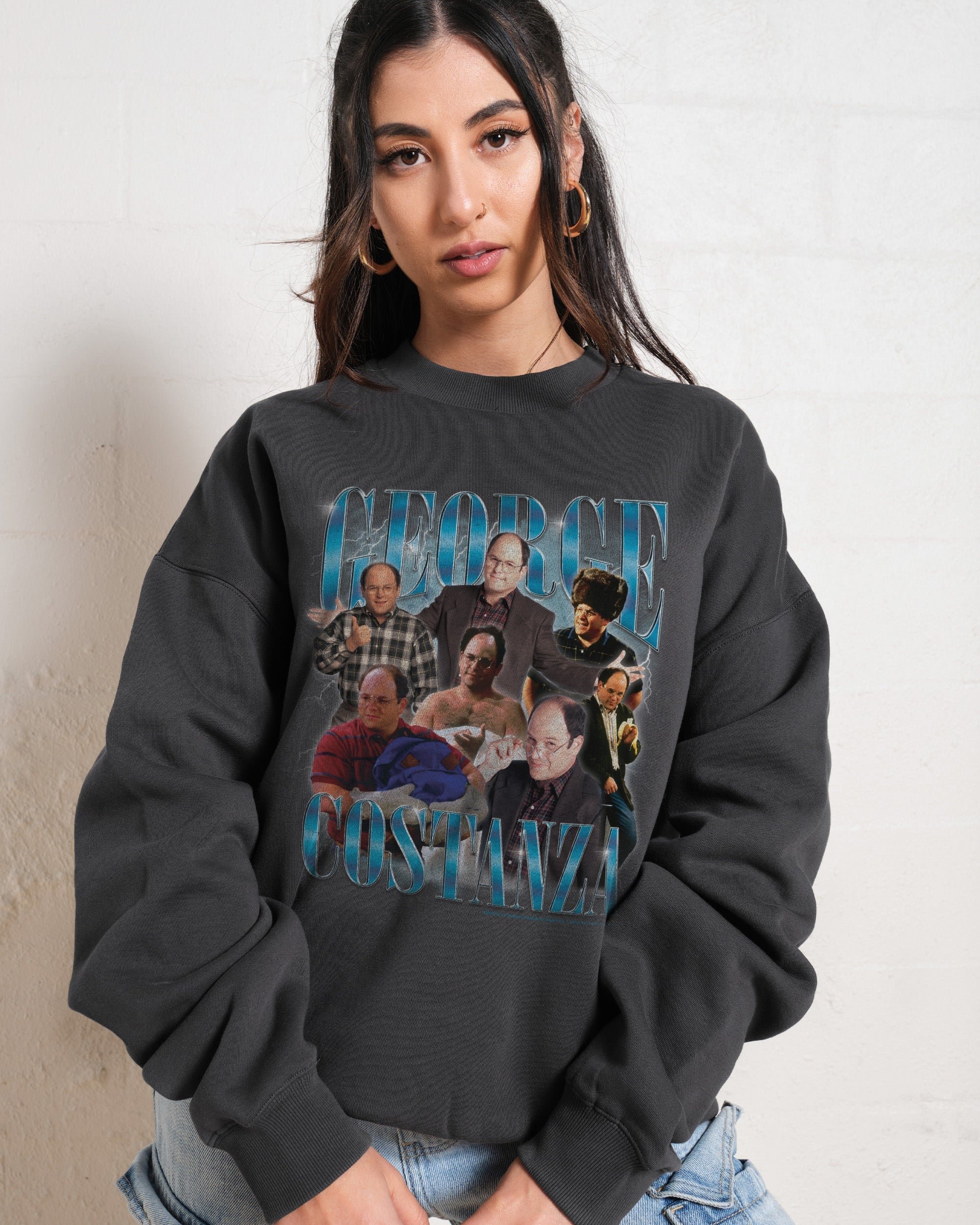 Vintage George Seinfeld Unisex Sweatshirt - 340gsm Cotton-Poly Blend