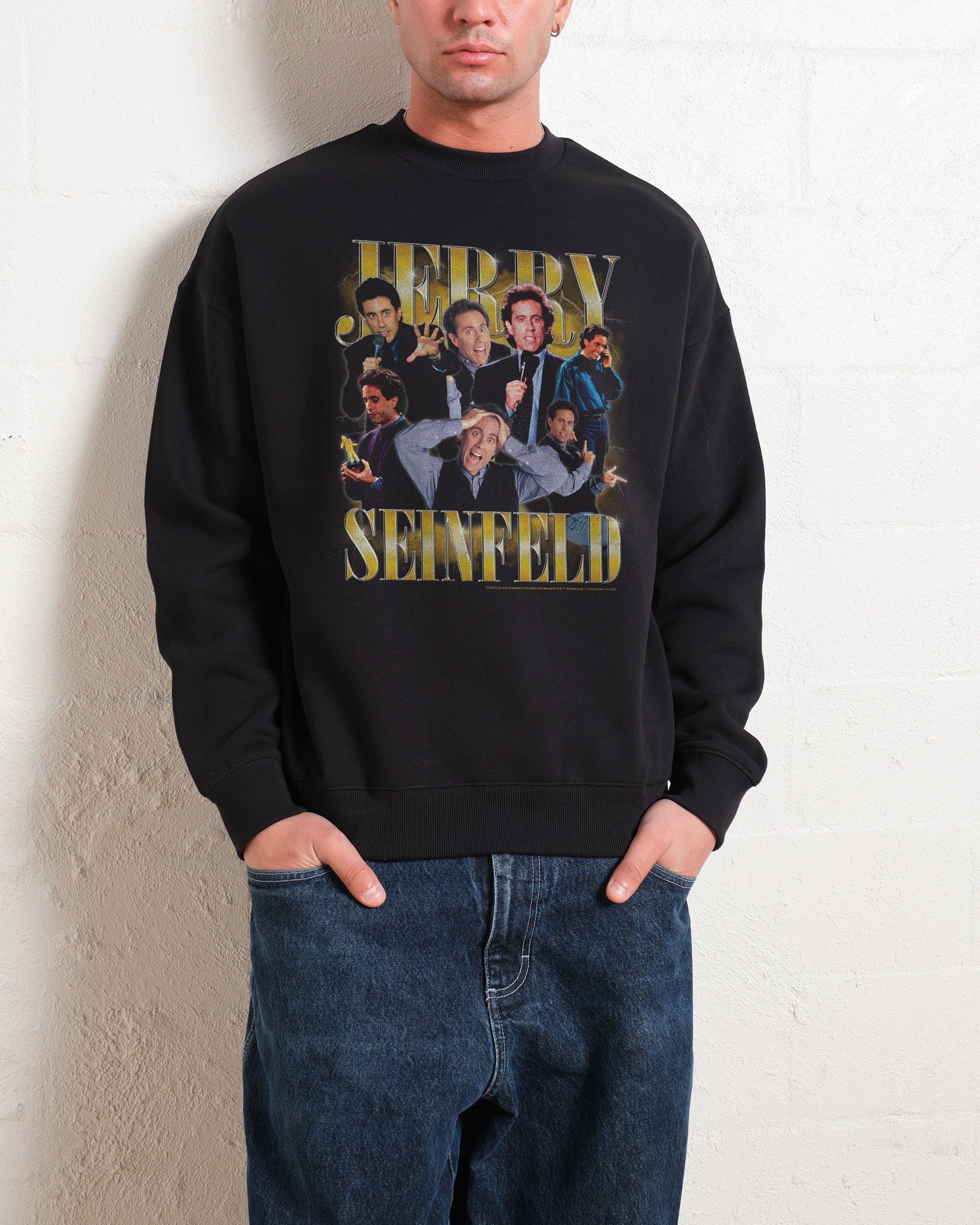 Vintage Jerry Seinfeld Unisex Sweatshirt - Premium 340gsm Cotton-Poly Blend