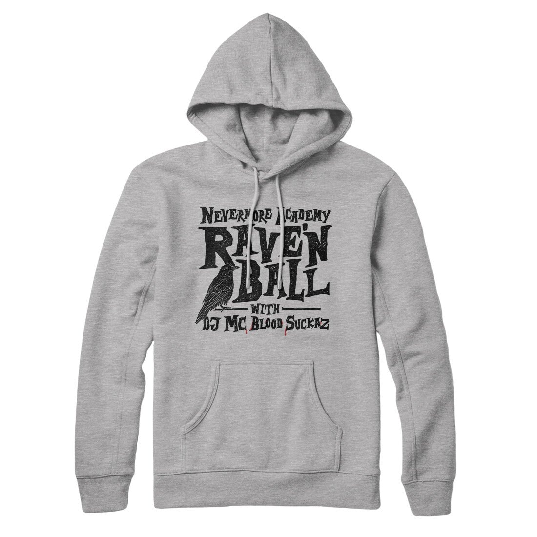 Nevermore Academy Rave'n Ball Unisex Pullover Hoodie with Hood and Kangaroo Pocket