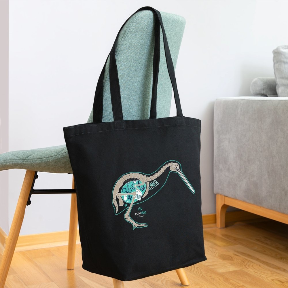 ezyVet Kiwi Eco-Friendly Cotton Tote Bag - One Size 16x19x9.8 inches