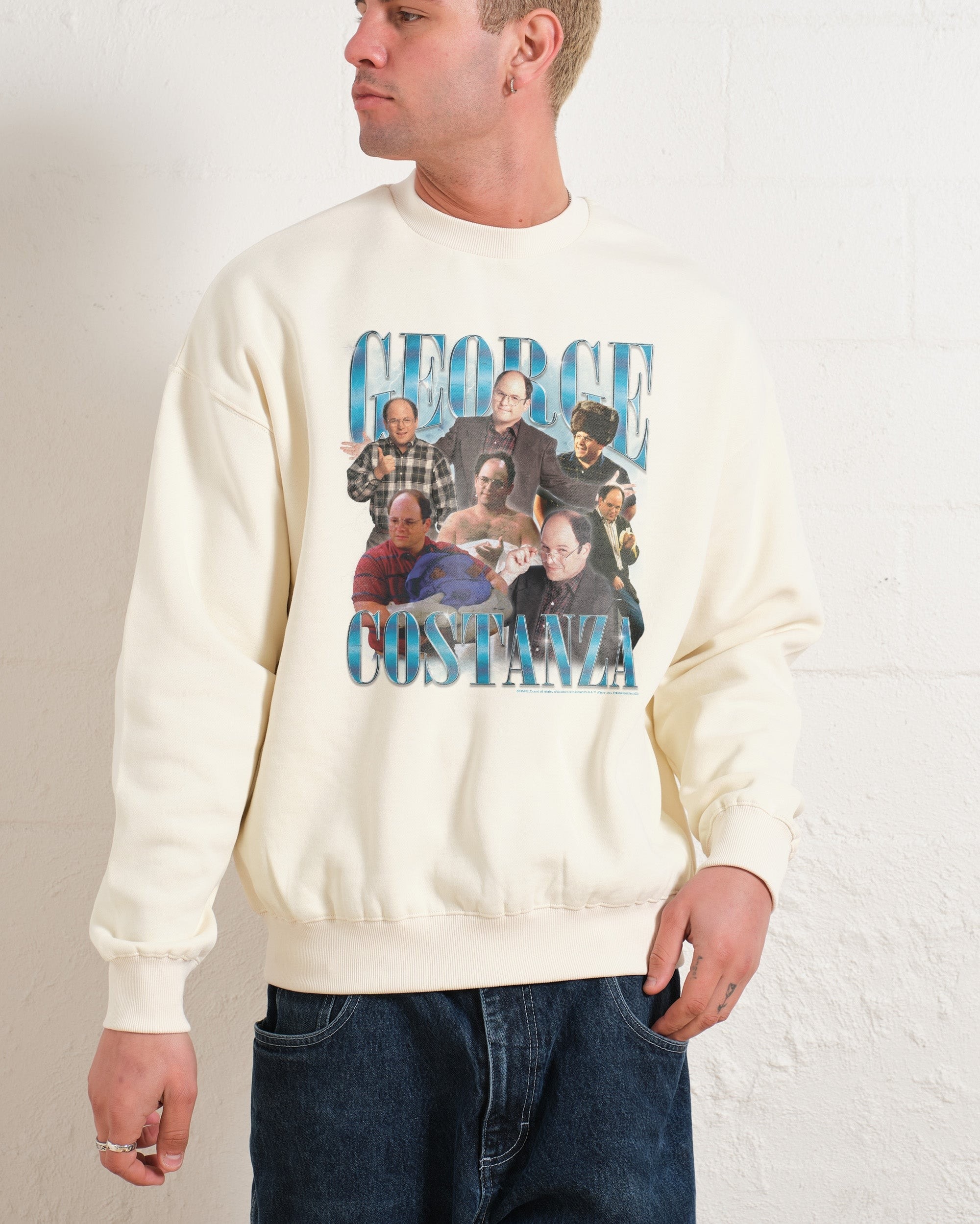 Vintage George Seinfeld Unisex Sweatshirt - 340gsm Cotton-Poly Blend