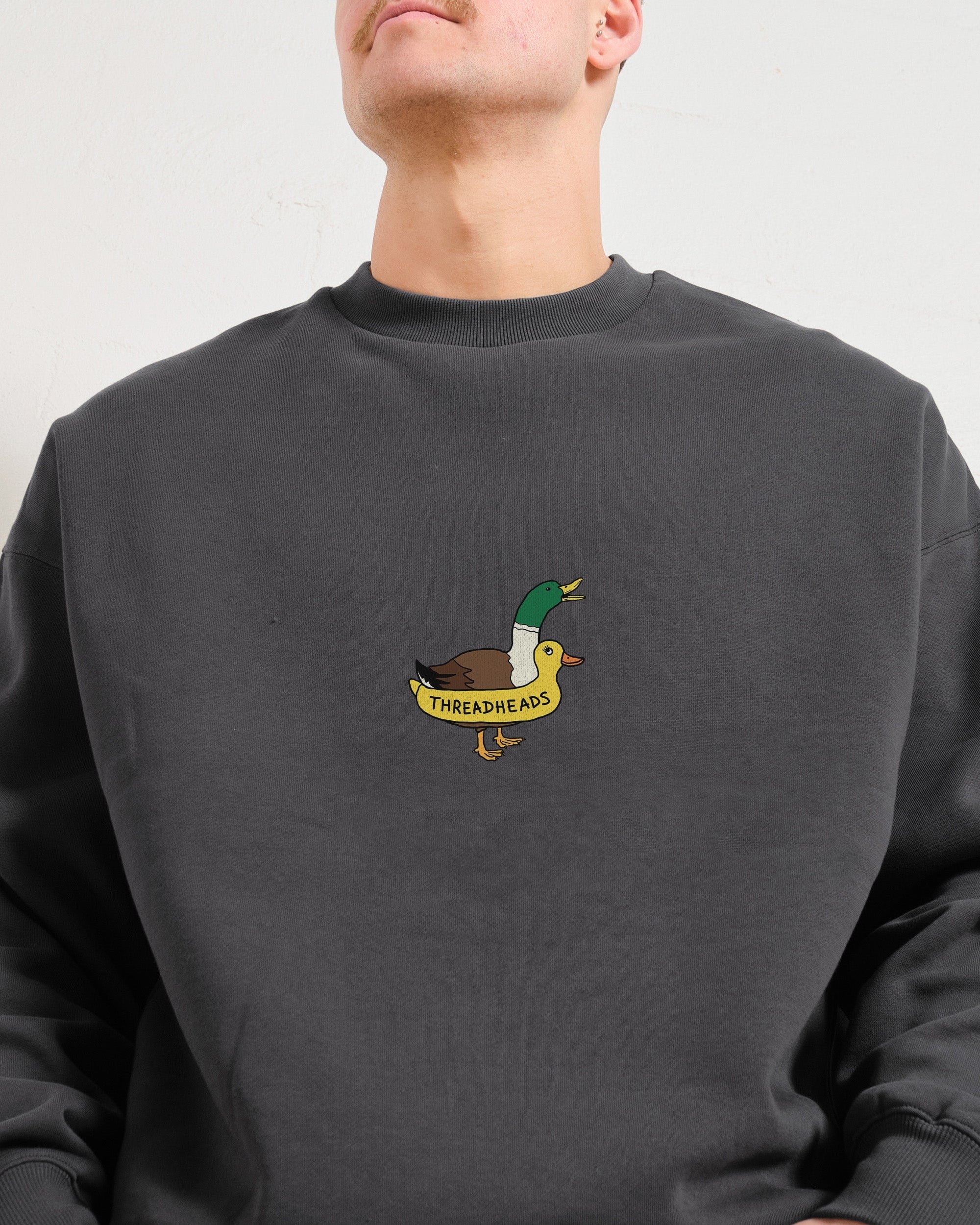 Duck Floatie Unisex Sweatshirt - Premium 340gsm Cotton-Polyester Graphic Print