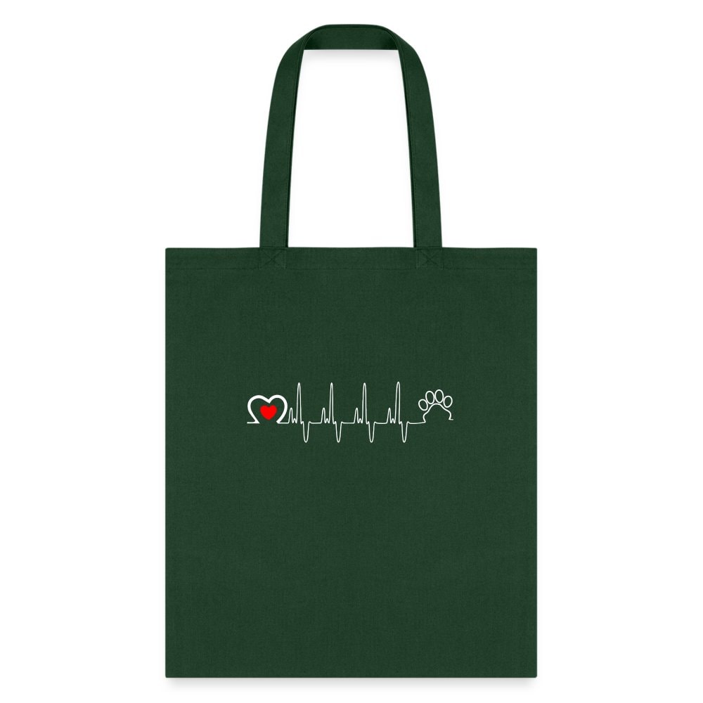 Animal Love Beat Tote Bag - Veterinary Pet Lover Shoulder Bag
