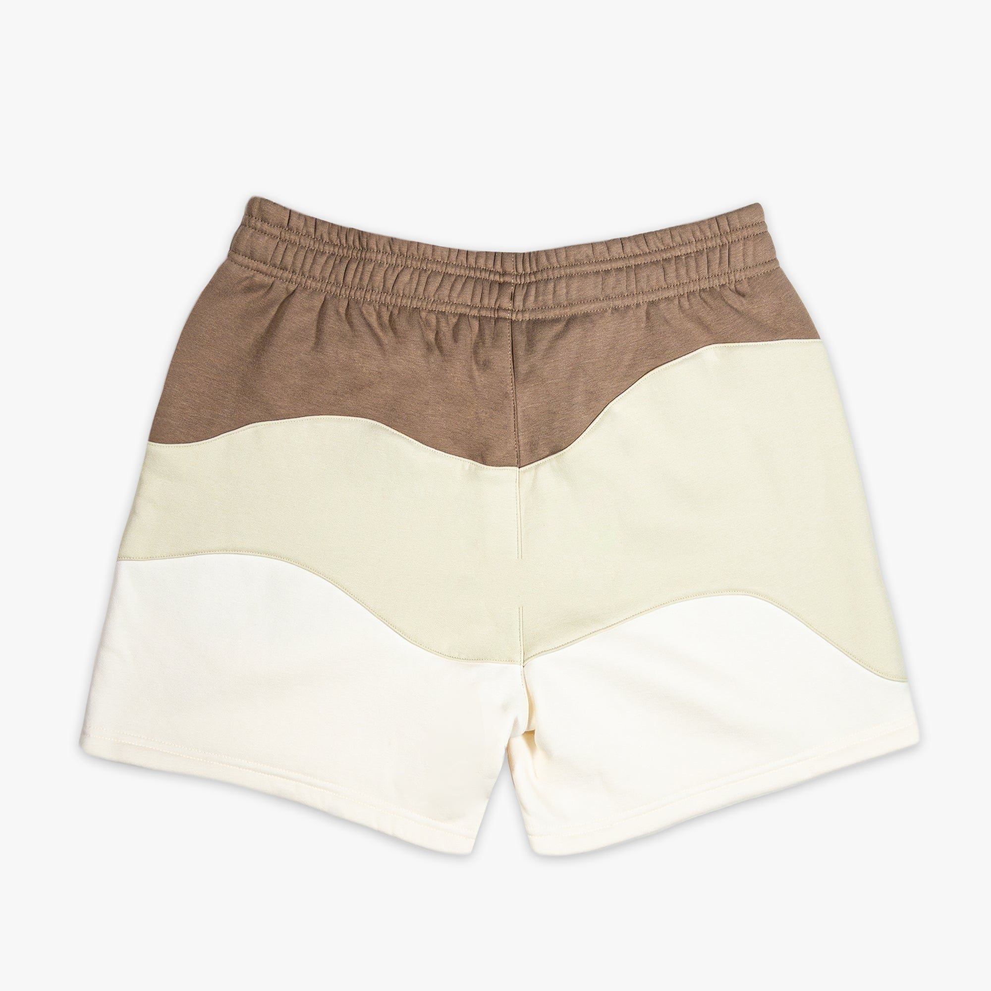 BSBL Wave Youth Sweatshorts - Neutral, Polyester Cotton, Elastic Waistband