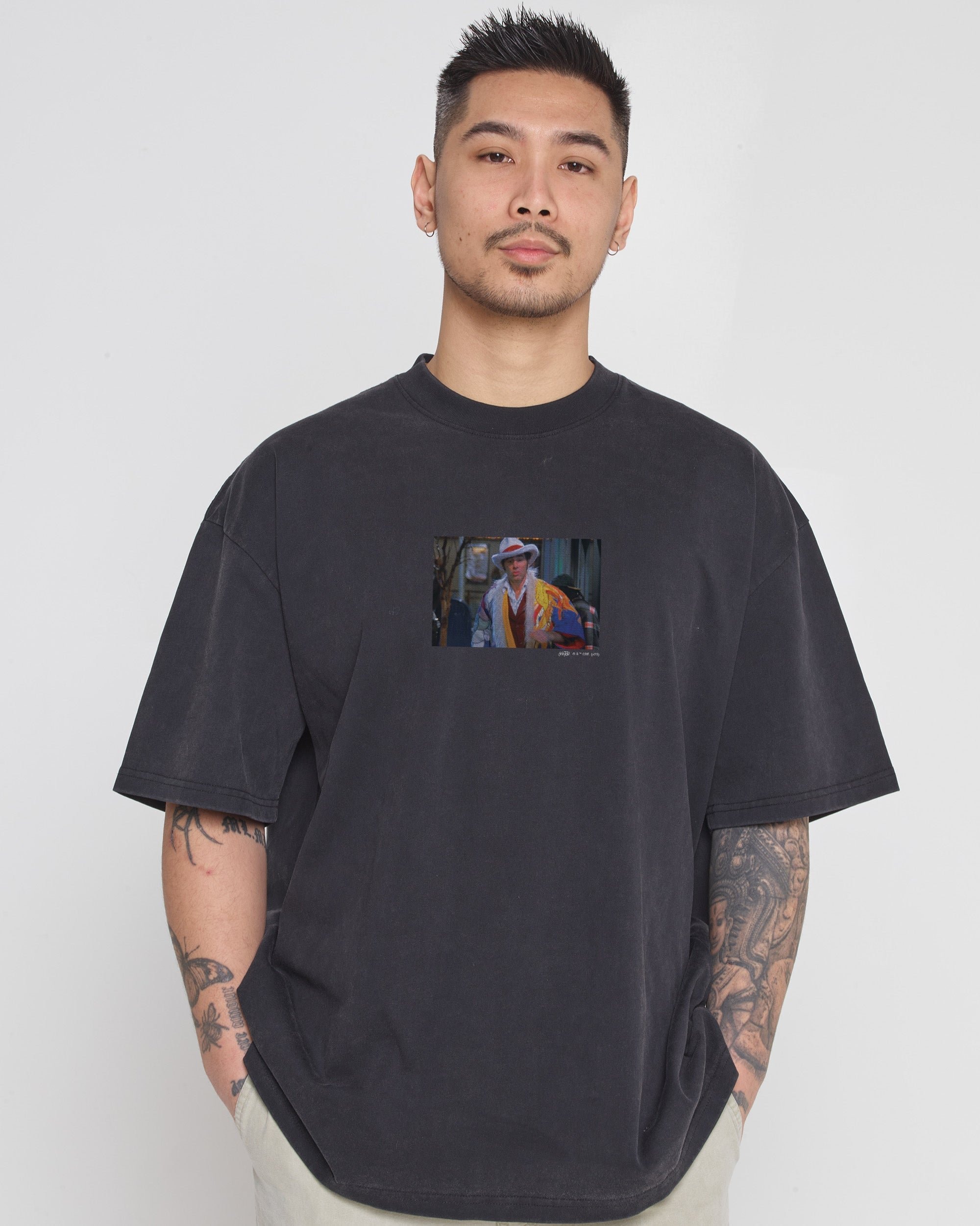 Sweet Maria Oversized Seinfeld Graphic Tee - Unisex 90s Boxy Fit 100% Combed Cotton