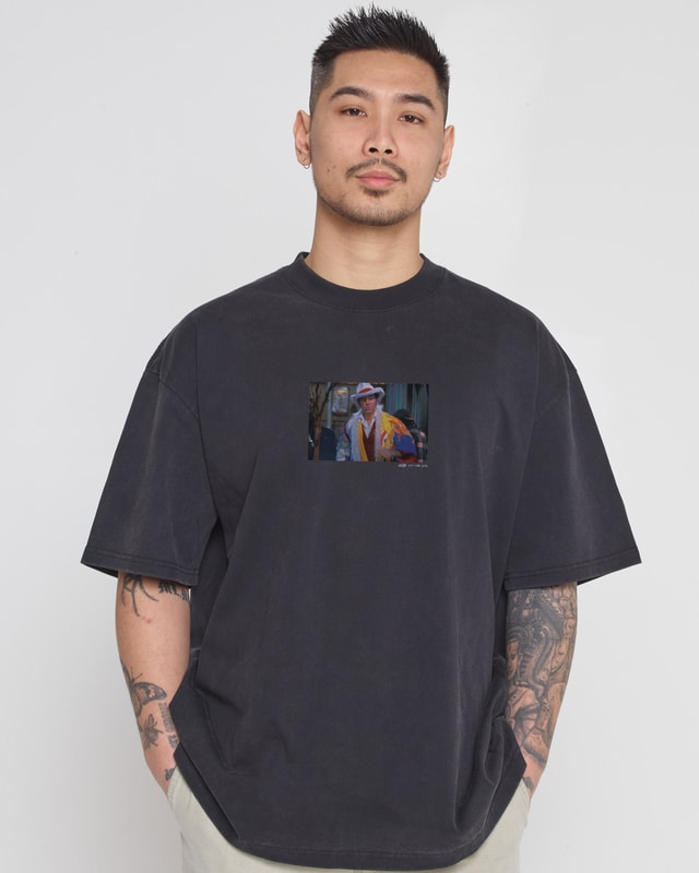 Sweet Maria Oversized Seinfeld Graphic Tee - Unisex 90s Boxy Fit 100% Combed Cotton