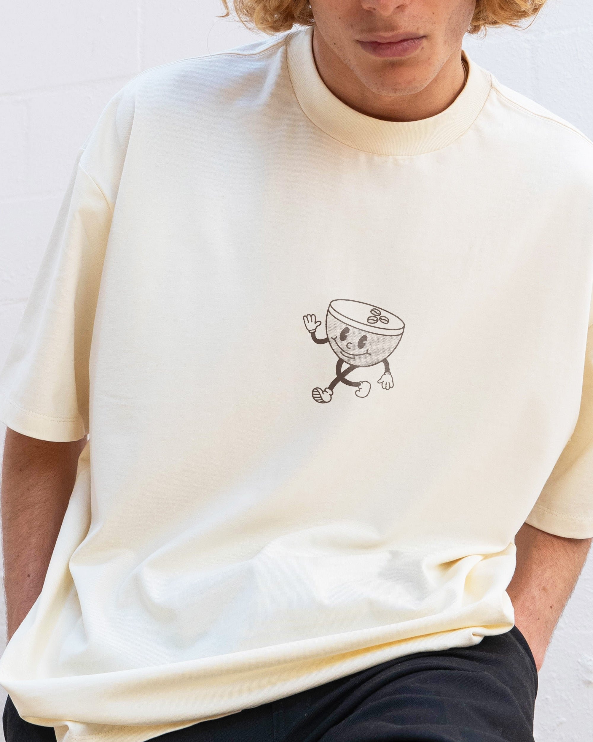 Espresso Martini Oversized Graphic Tee - Unisex 90s Boxy Fit 100% Combed Cotton