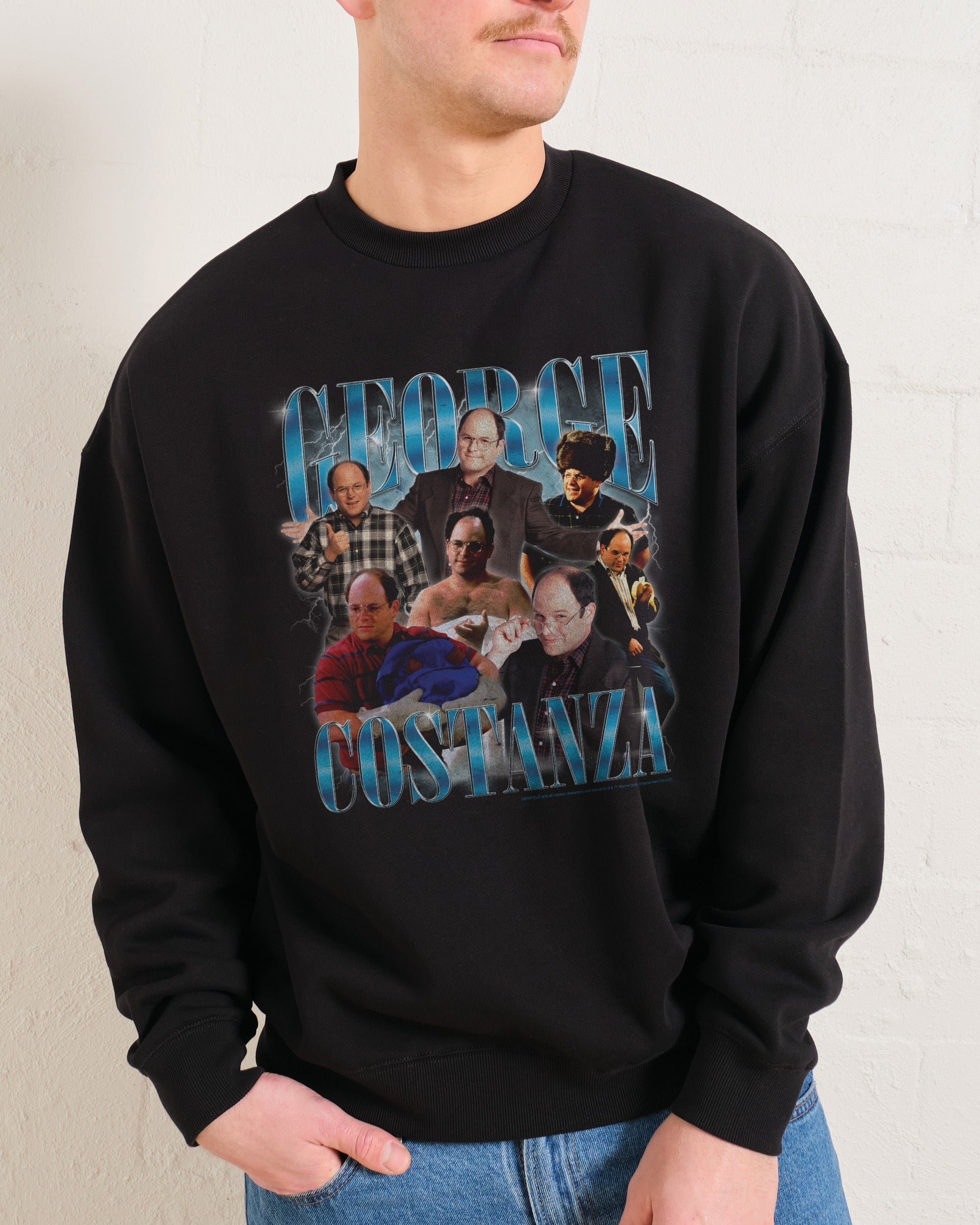 Vintage George Seinfeld Unisex Sweatshirt - 340gsm Cotton-Poly Blend