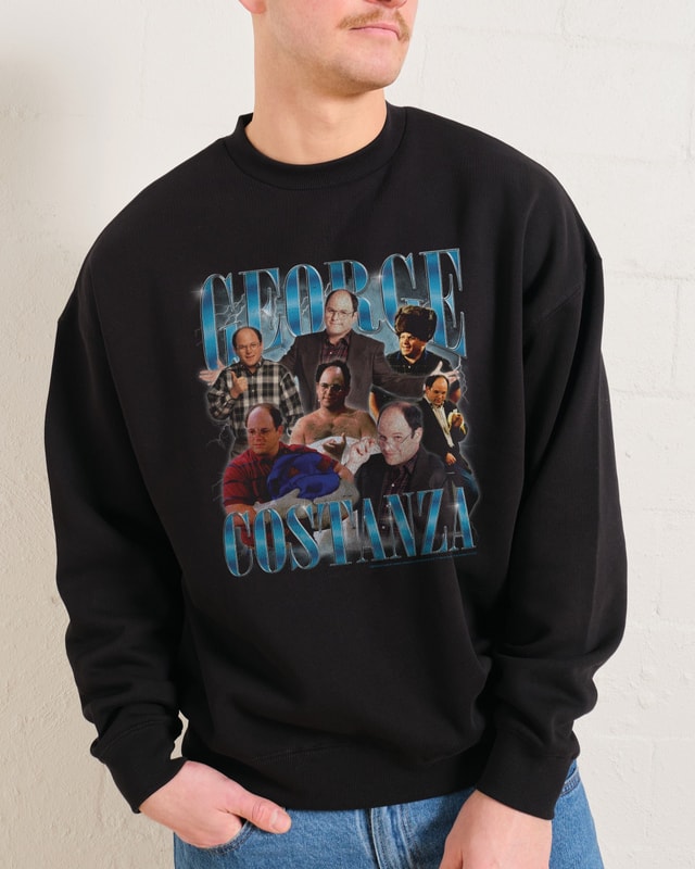 Vintage George Seinfeld Unisex Sweatshirt - 340gsm Cotton-Poly Blend