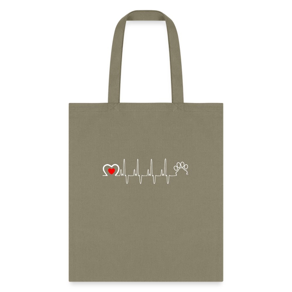Animal Love Beat Tote Bag - Veterinary Pet Lover Shoulder Bag