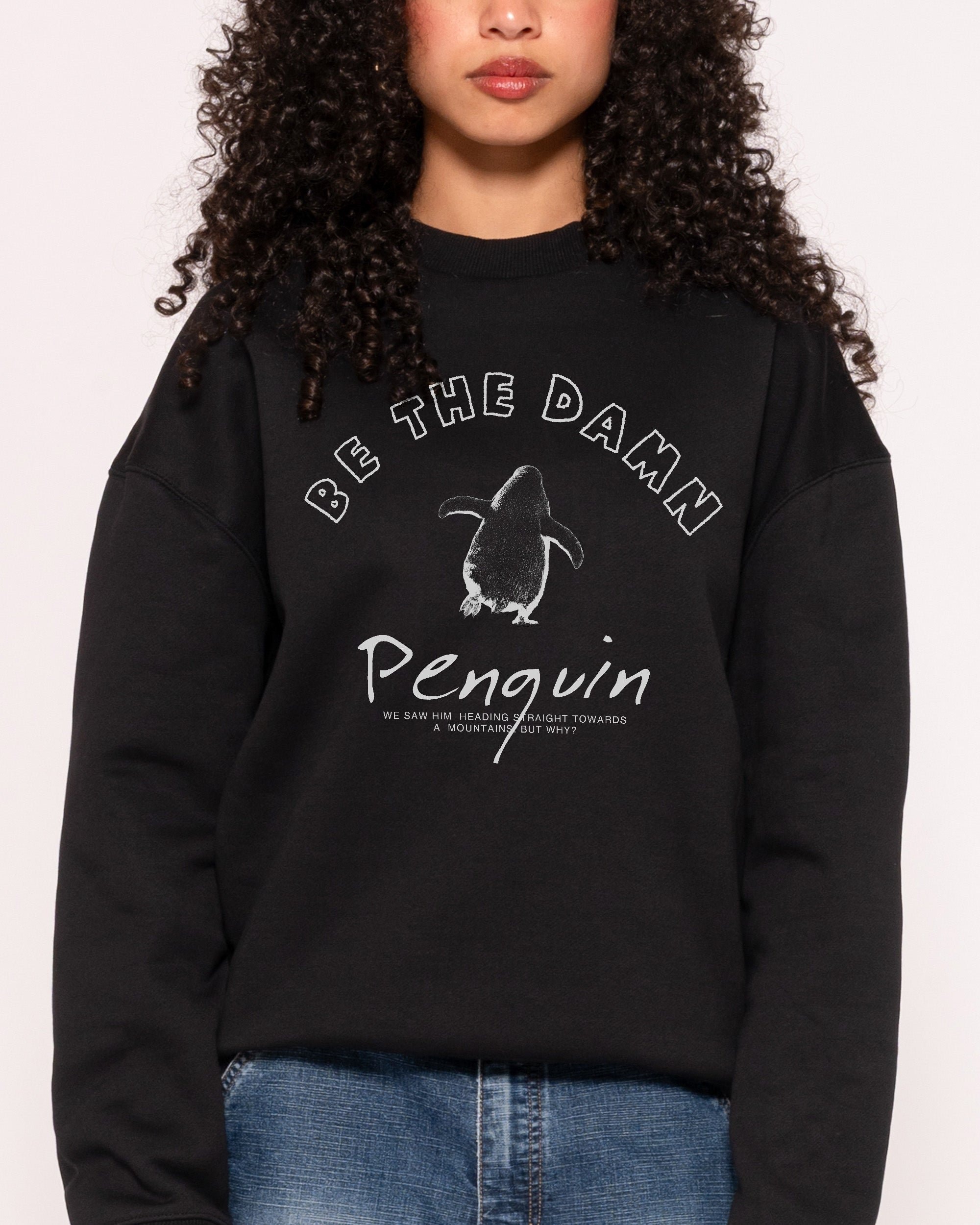 Nihilist Penguin Unisex Sweatshirt - Premium 340gsm Cotton-Polyester Blend