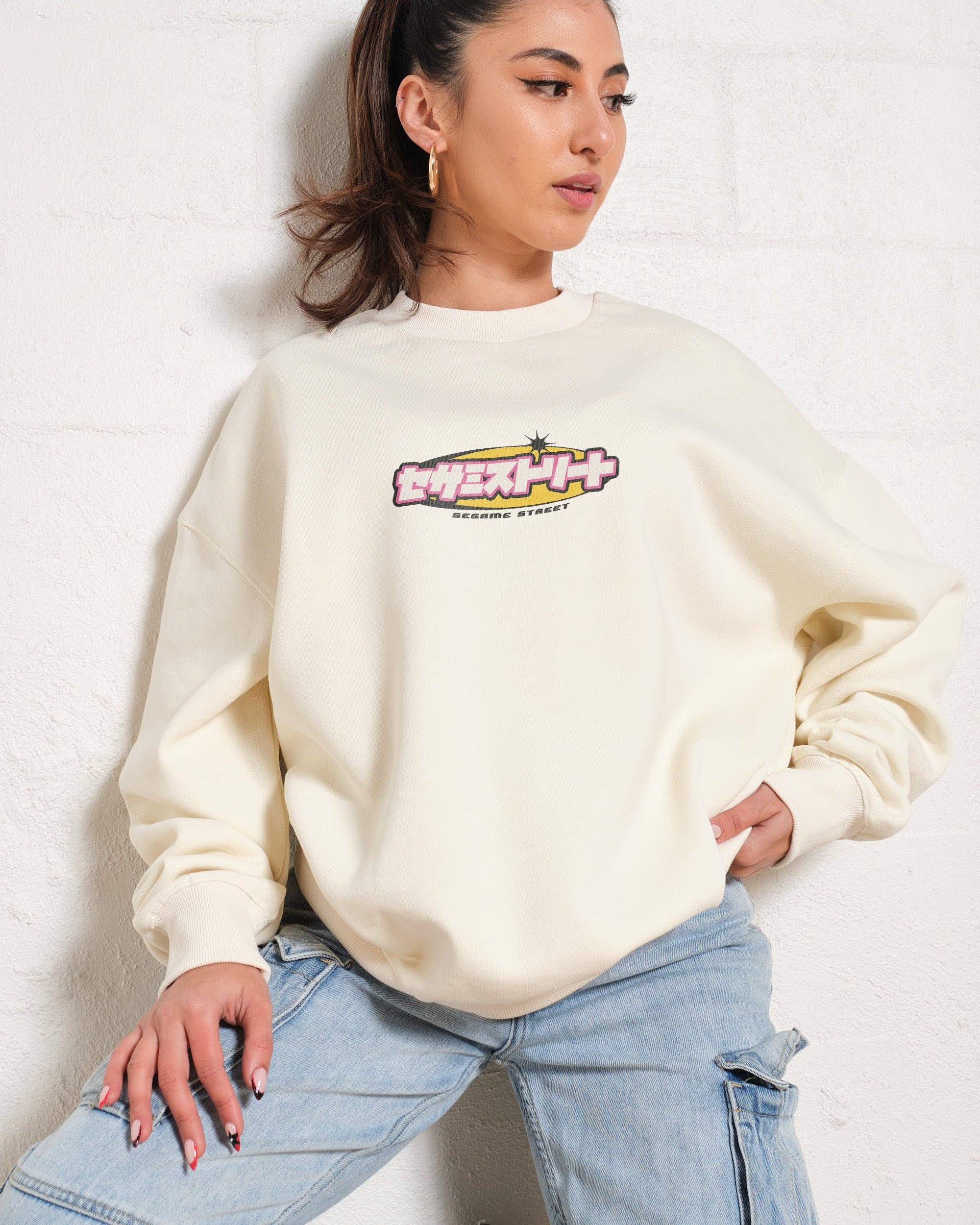 Y2K Sesame Street Unisex Sweatshirt - Premium 340gsm Cotton-Poly Blend