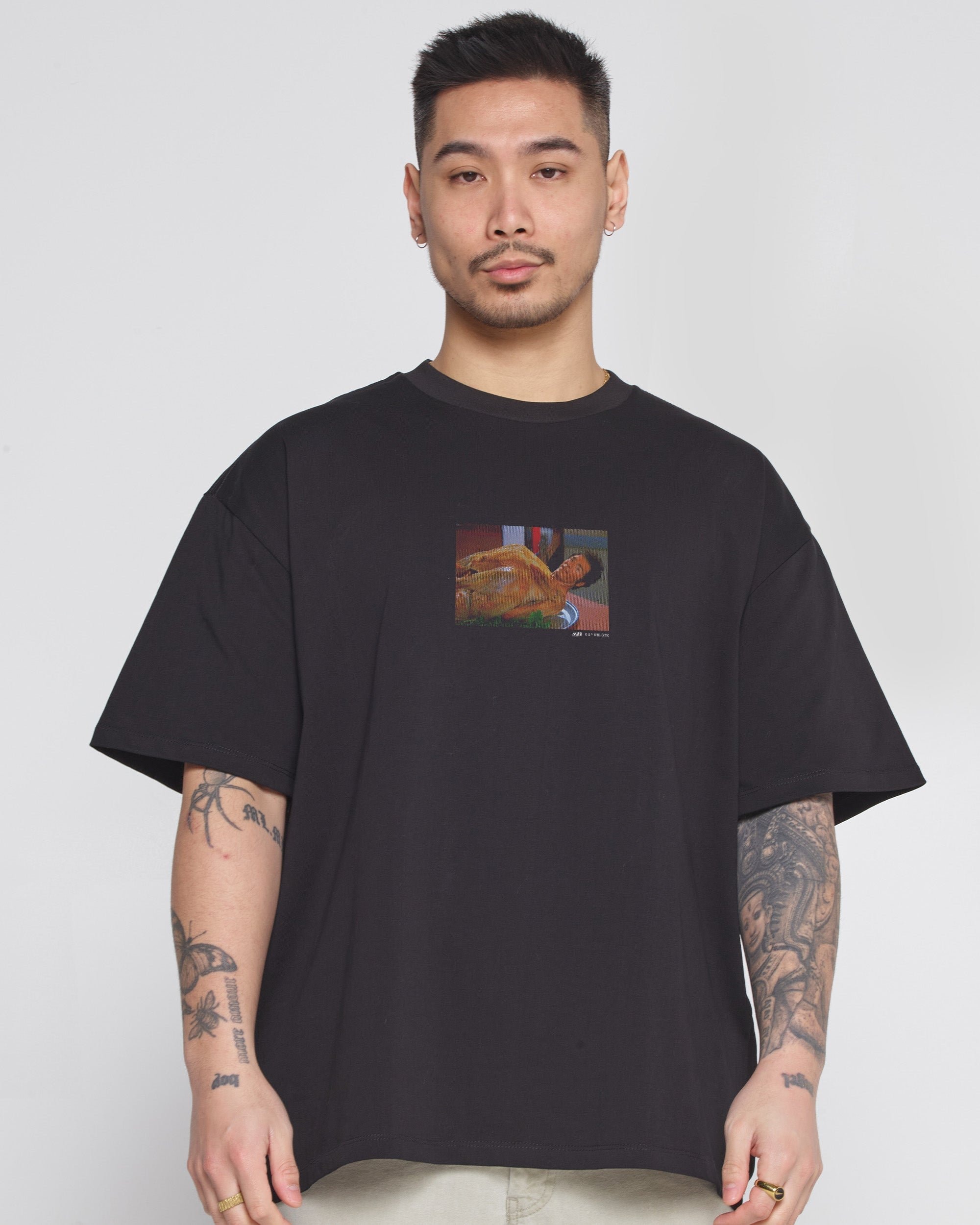 I'm Done Oversized Graphic Tee Seinfeld Collab Unisex 100% Combed Cotton Heavyweight 275gsm