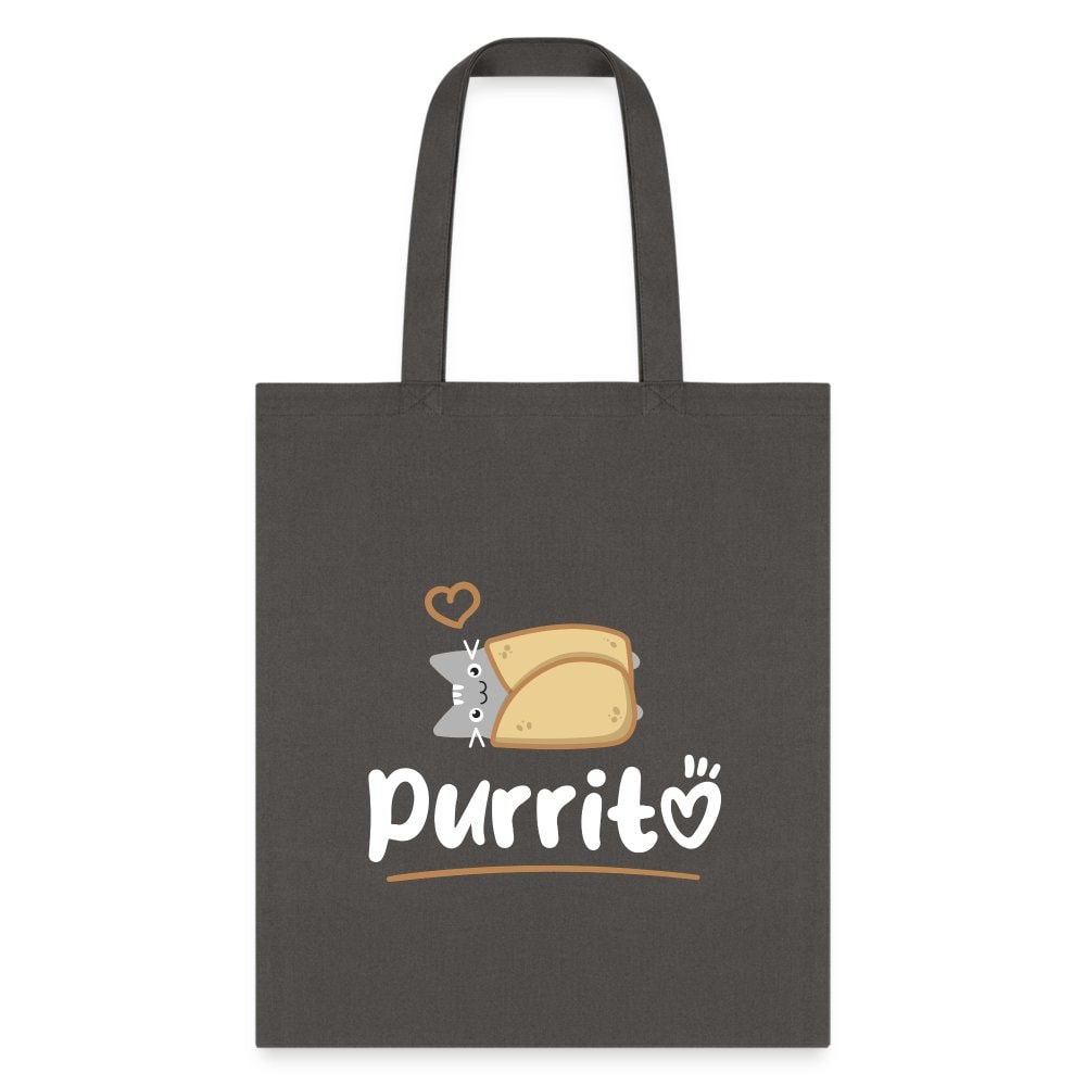 Purritto Cotton Tote Bag - Veterinary Medicine Designs for Vet Techs Students Staff