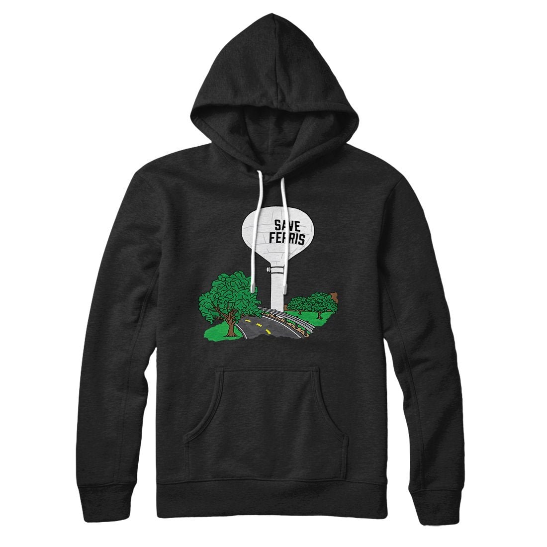 Save Ferris Unisex Pullover Hoodie - Cotton Polyester Loose Fit Kangaroo Pocket