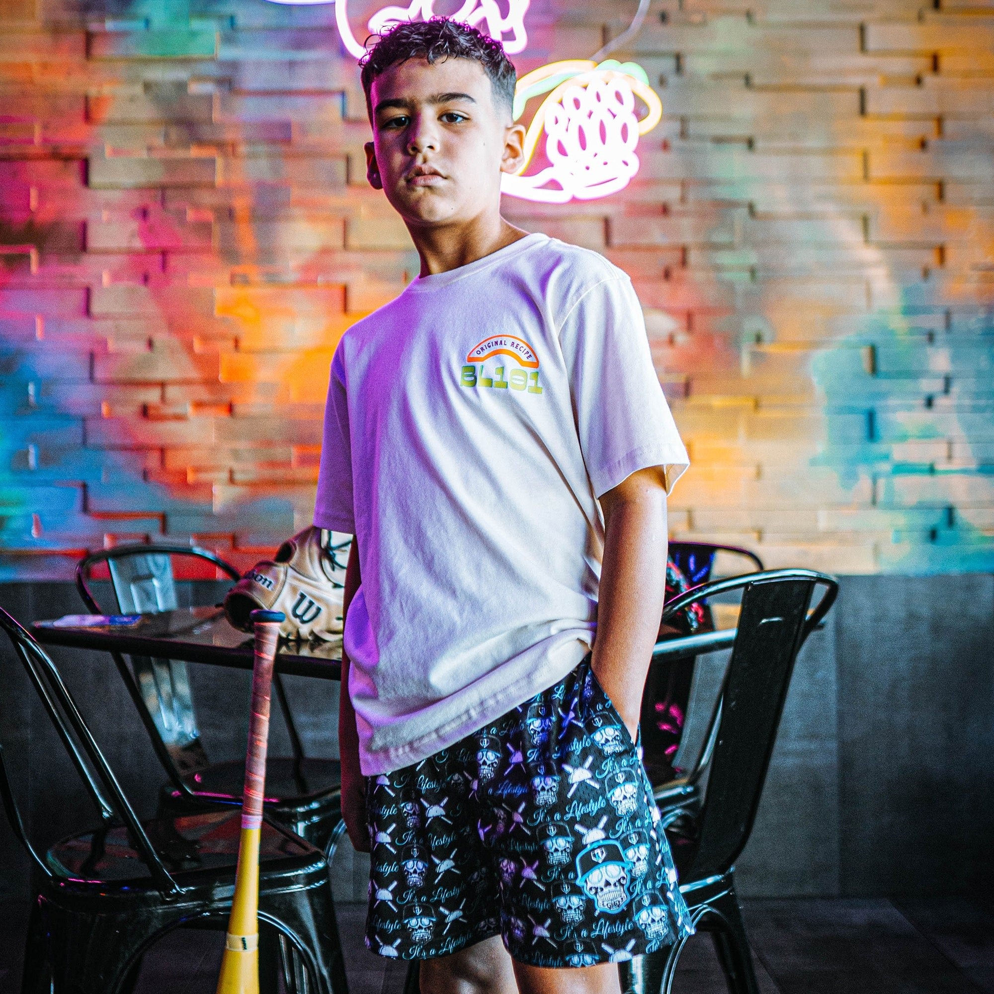 Slugger Skull Shorts