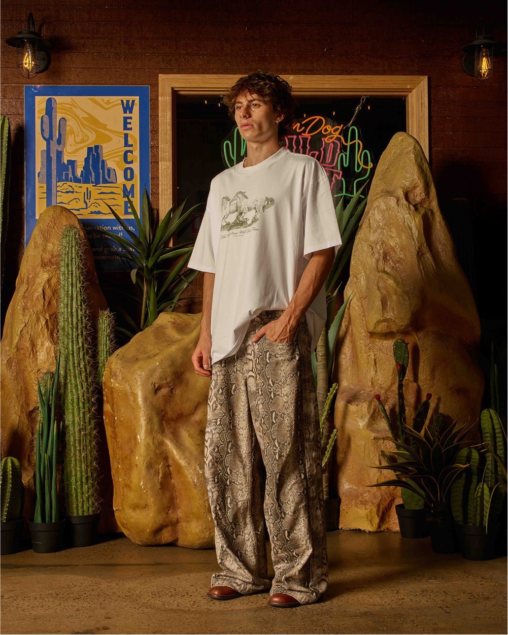 Wild Ones Oversized Graphic Tee - Threadheads Unisex 90s Boxy Fit 100% Combed Cotton