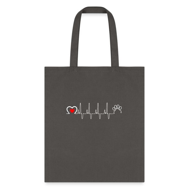 Animal Love Beat Tote Bag - Veterinary Pet Lover Shoulder Bag