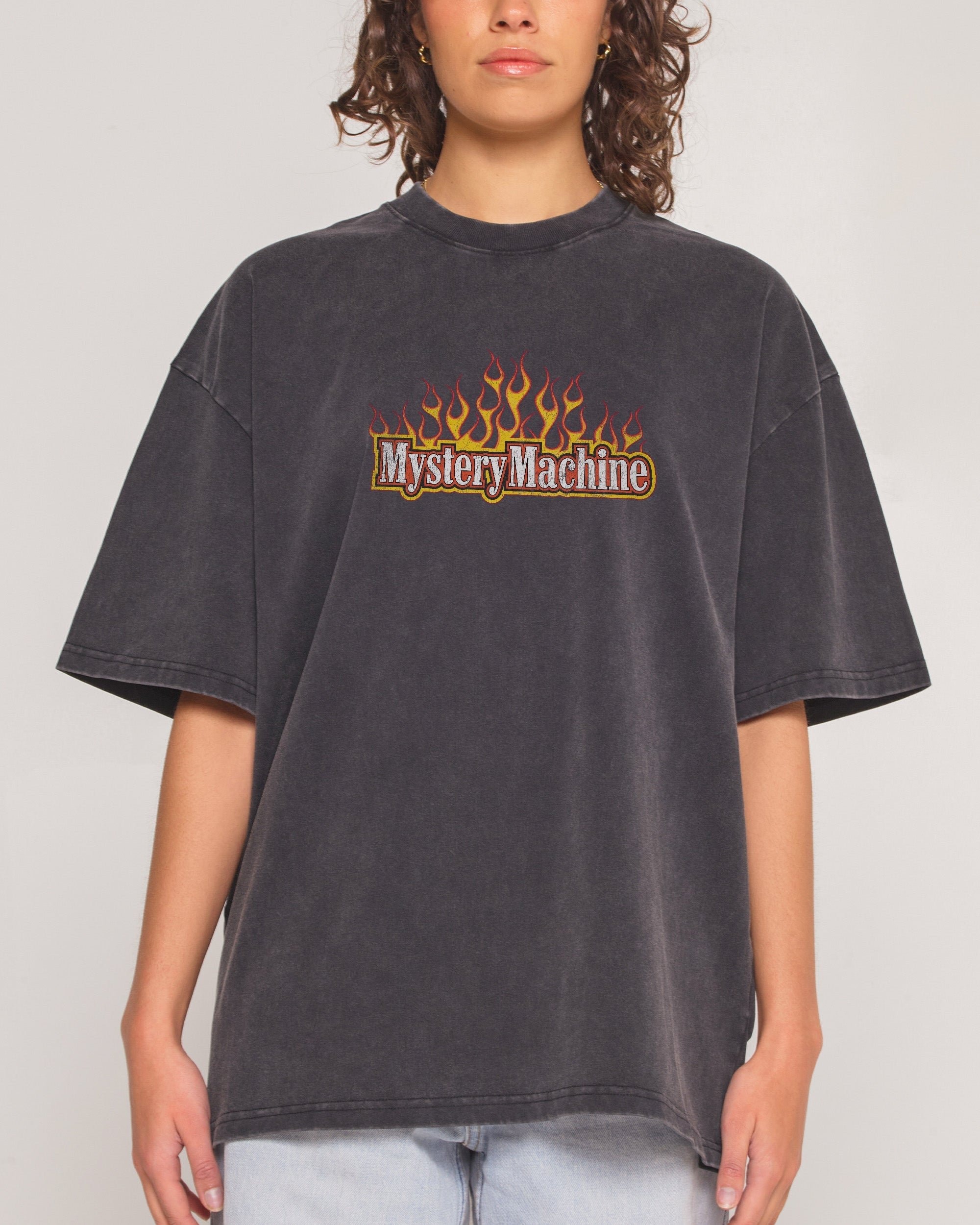Mystery Machine Oversized Graphic Tee - Scooby-Doo Unisex 100% Combed Cotton