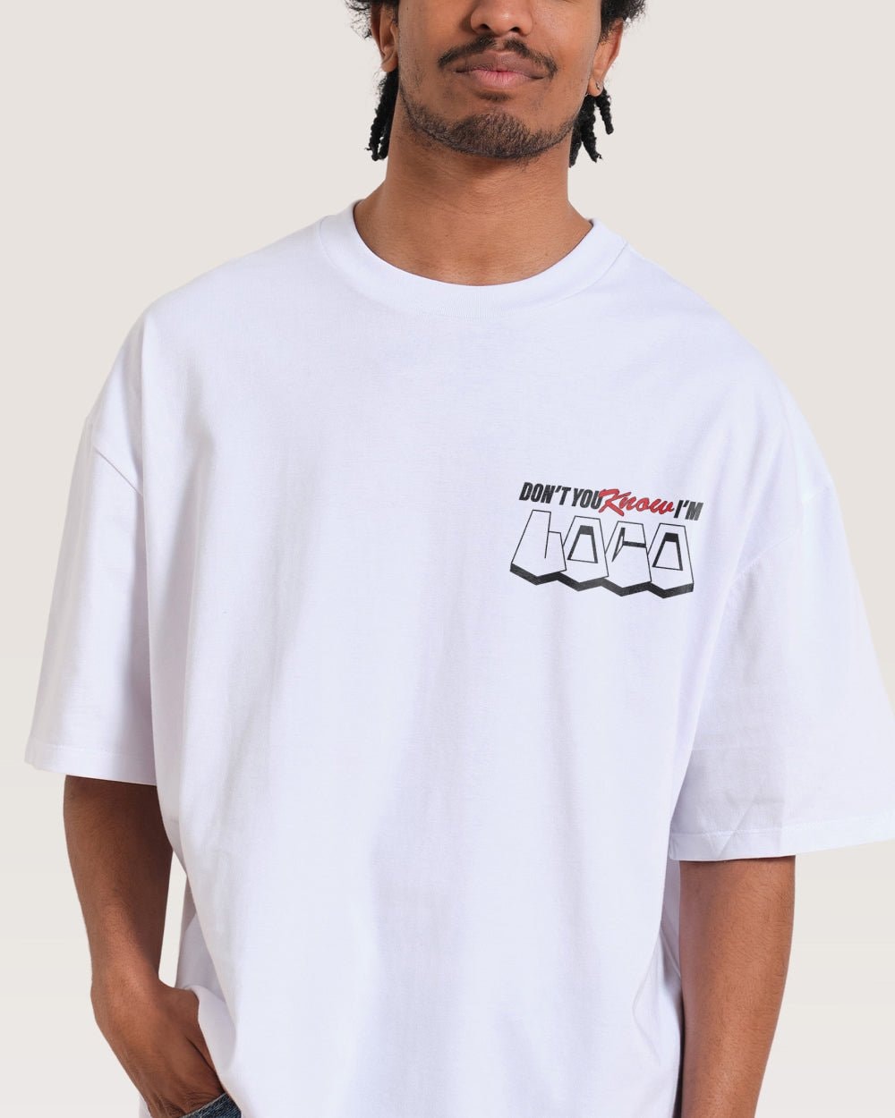 Loco Oversized Tee by Threadheads - Premium 100% Combed Cotton Graphic T-Shirt Unisex