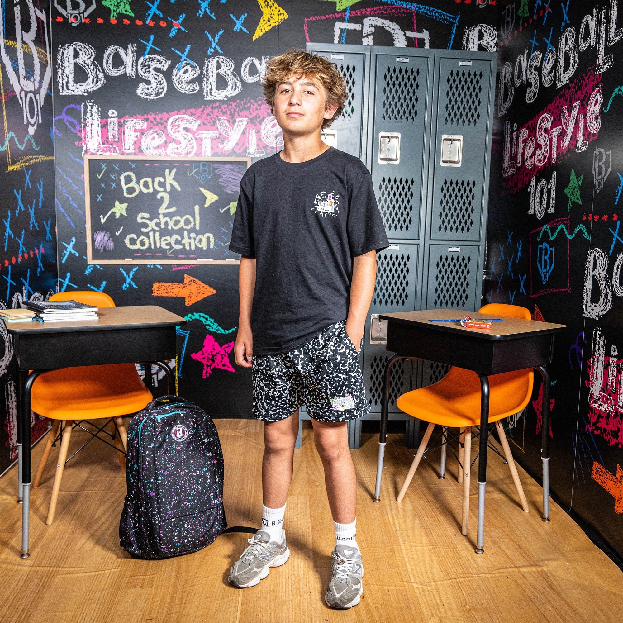 Composition Shorts - Lightweight Mesh Athletic Shorts with Pockets, 100% Polyester