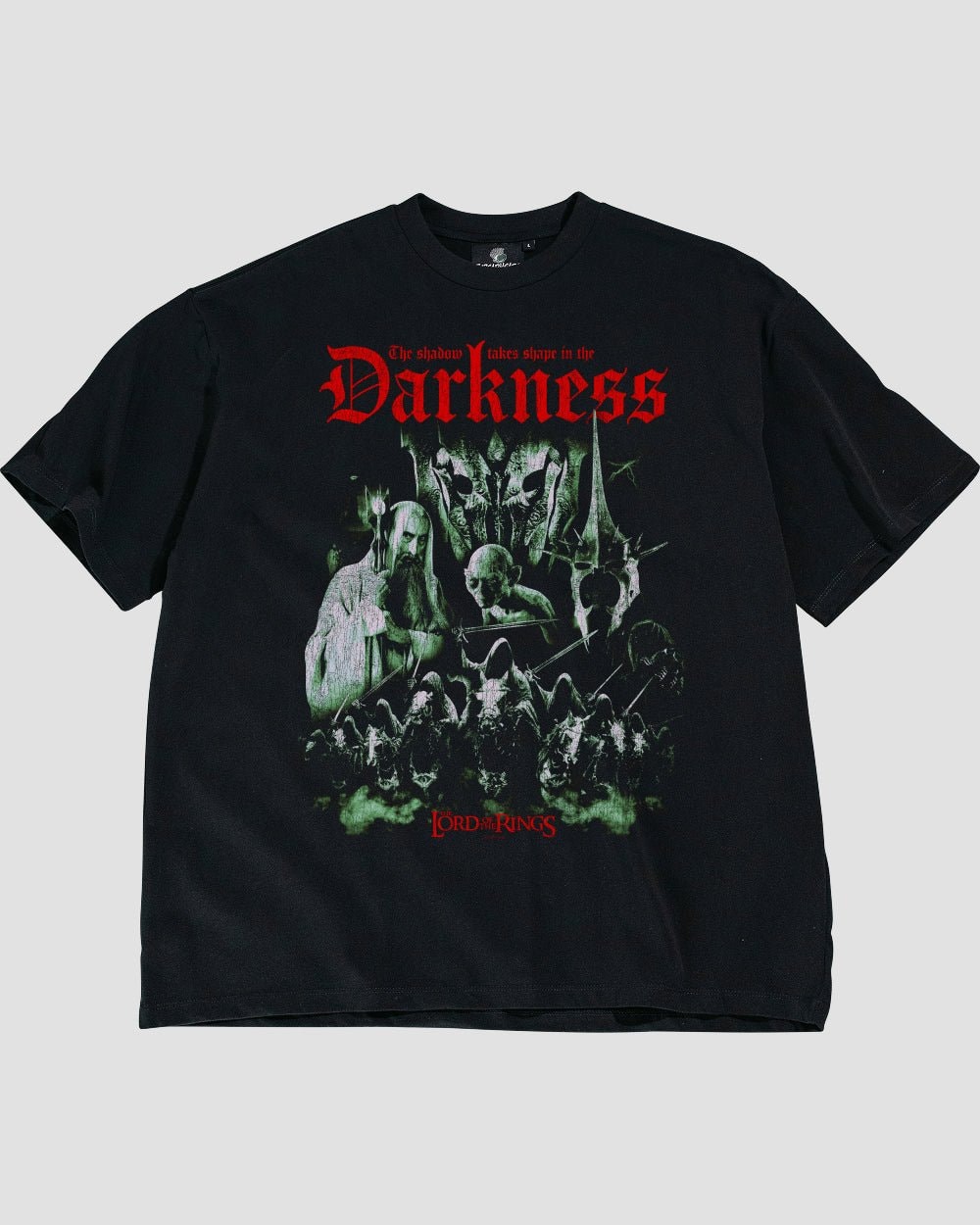Darkness Oversized Lord of the Rings Graphic T-Shirt Unisex 100% Combed Cotton