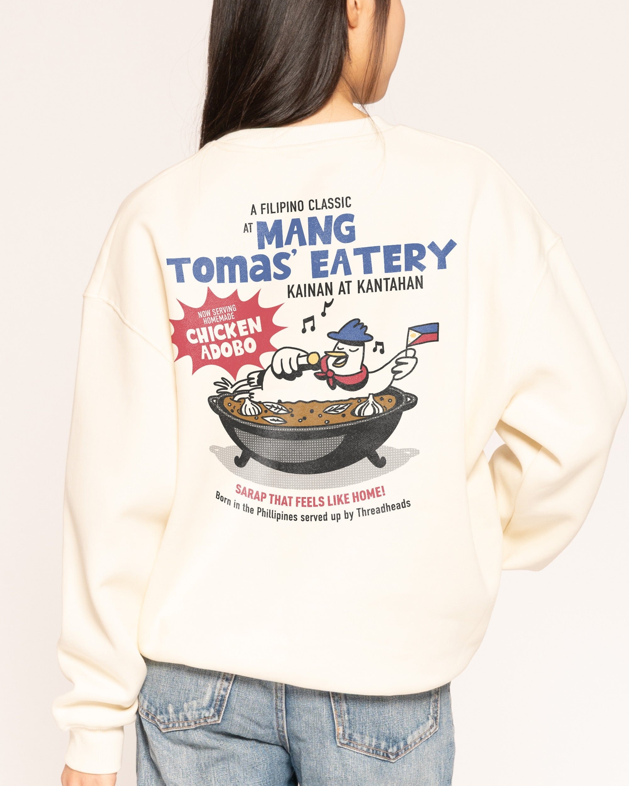 Adobo Graphic Sweatshirt - Unisex Premium 340gsm Cotton-Polyester Blend