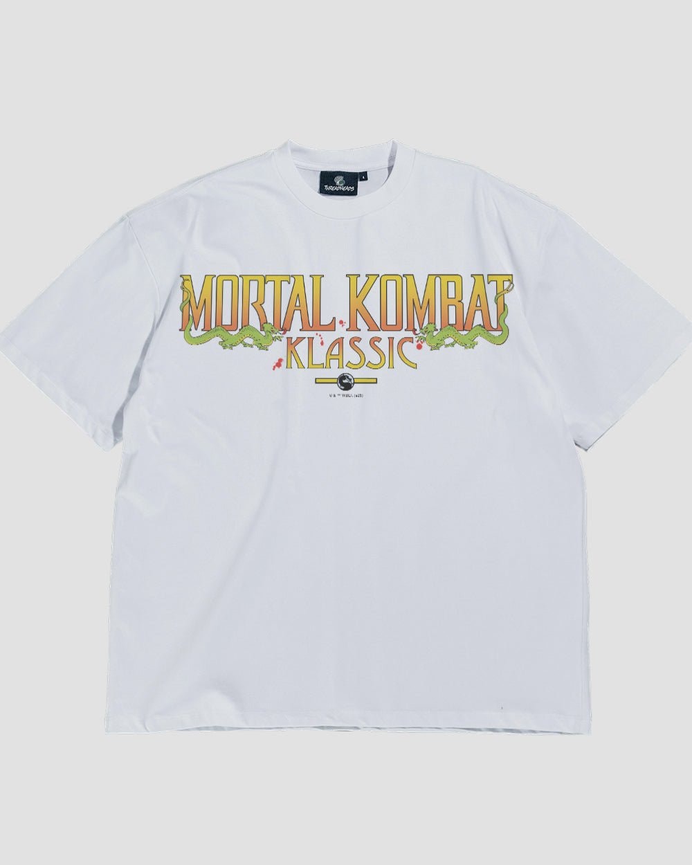 Mortal Kombat Klassic Logo Oversized T-Shirt Unisex 100% Combed Cotton