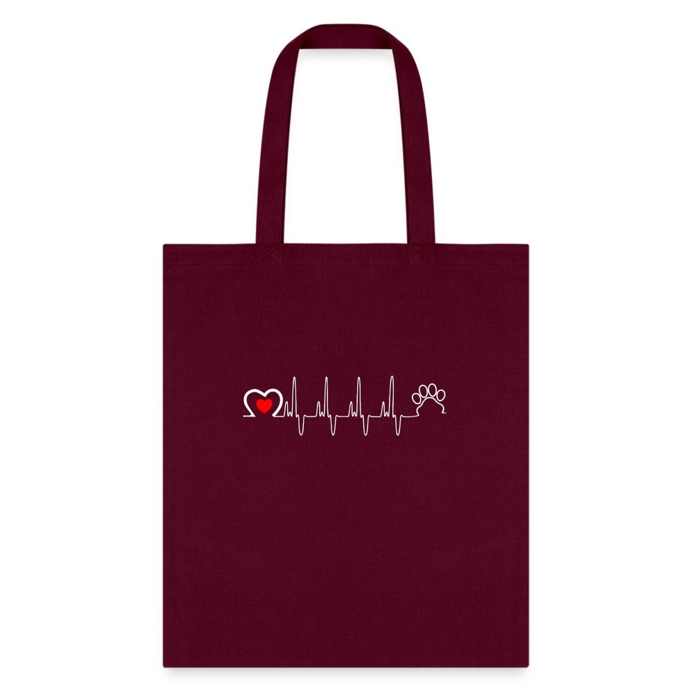 Animal Love Beat Tote Bag - Veterinary Pet Lover Shoulder Bag