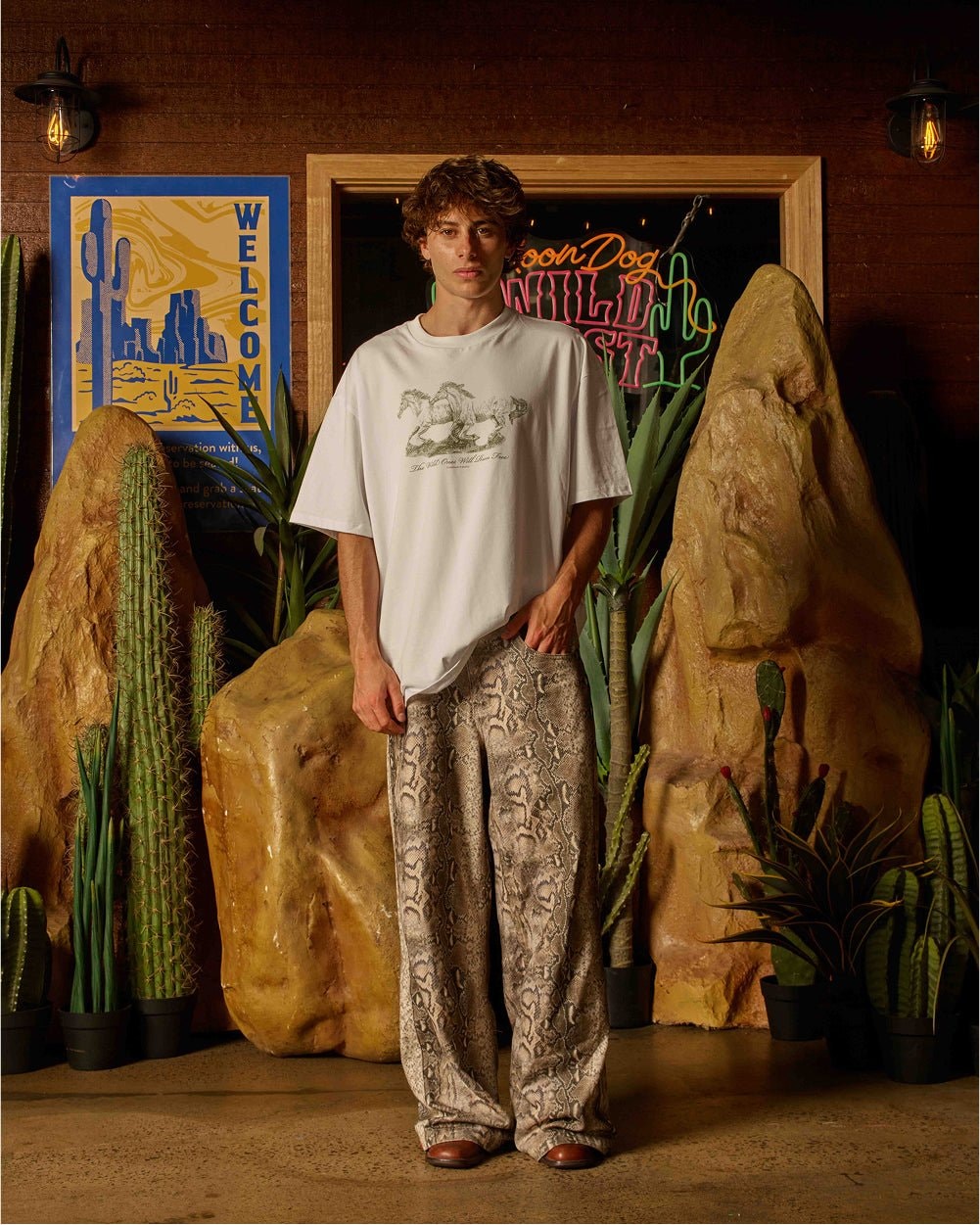 Wild Ones Oversized Graphic Tee - Threadheads Unisex 90s Boxy Fit 100% Combed Cotton