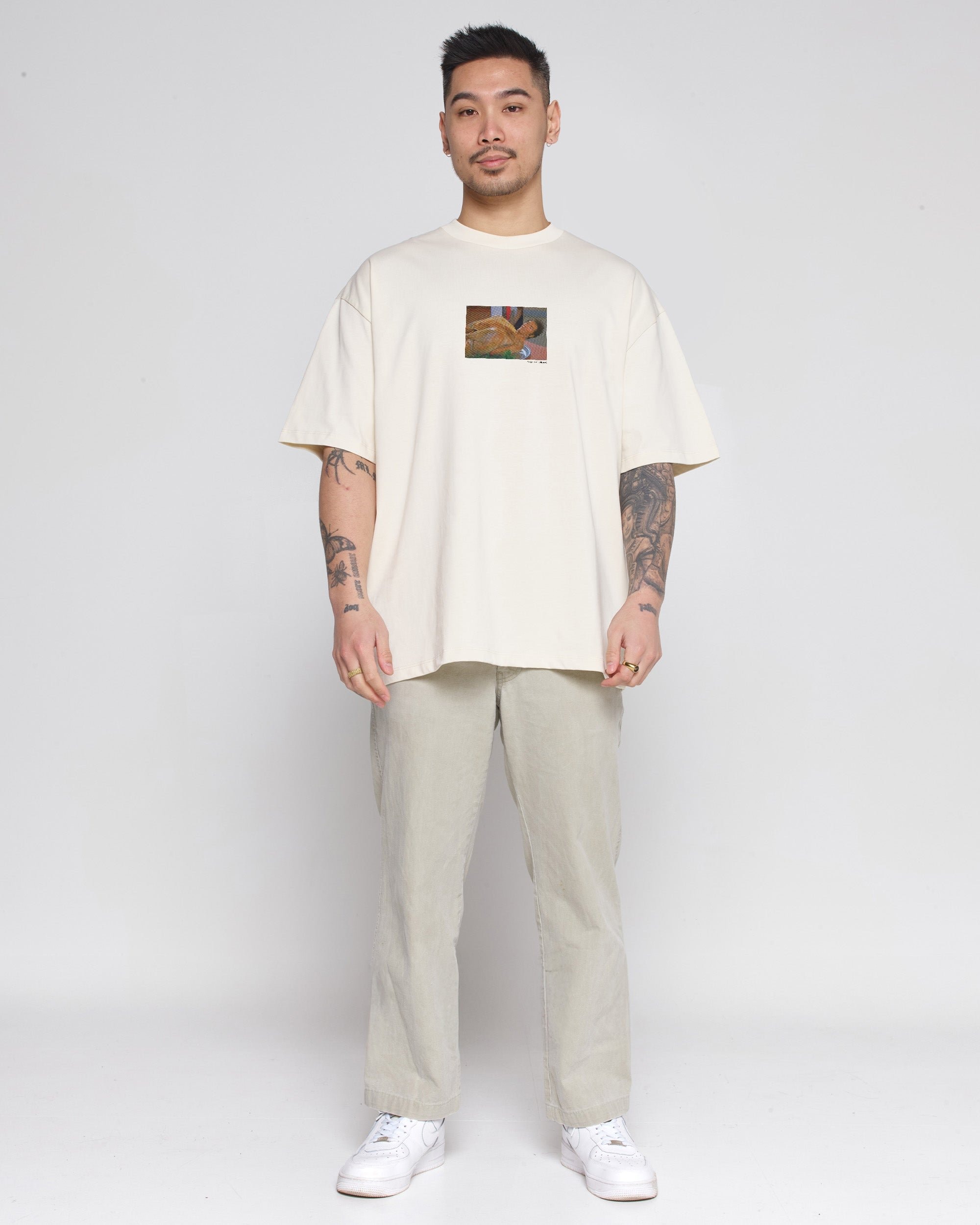 I'm Done Oversized Graphic Tee Seinfeld Collab Unisex 100% Combed Cotton Heavyweight 275gsm