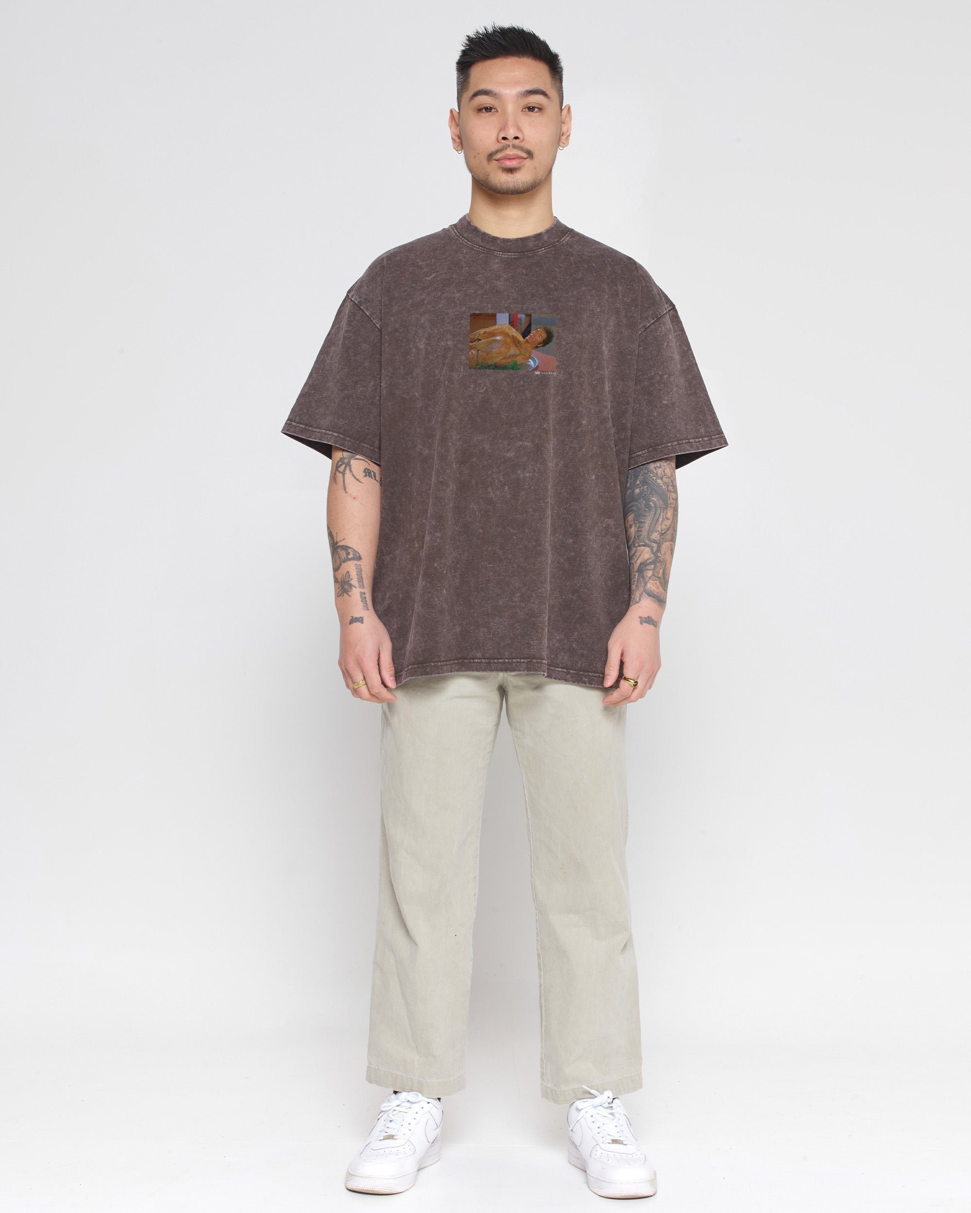 I'm Done Oversized Graphic Tee Seinfeld Collab Unisex 100% Combed Cotton Heavyweight 275gsm
