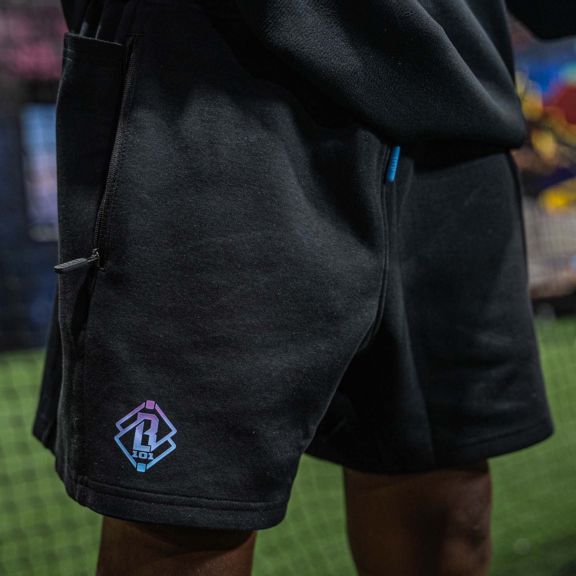 Diamond Relaxed Fit Youth Sweatshorts Black/Cotton Candy