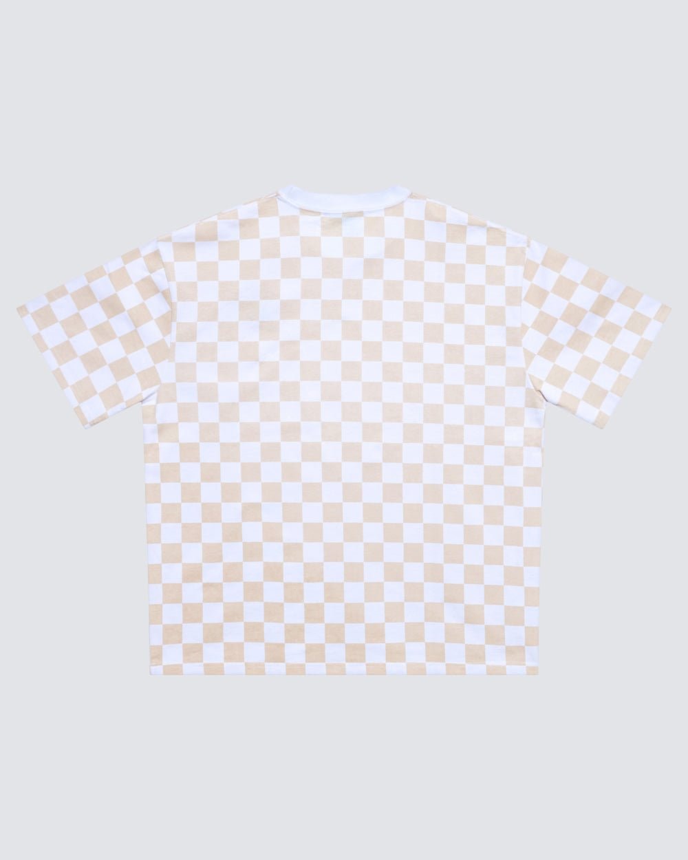 Smurf Check Oversized Graphic Tee - Unisex 90s Boxy Fit 100% Combed Cotton