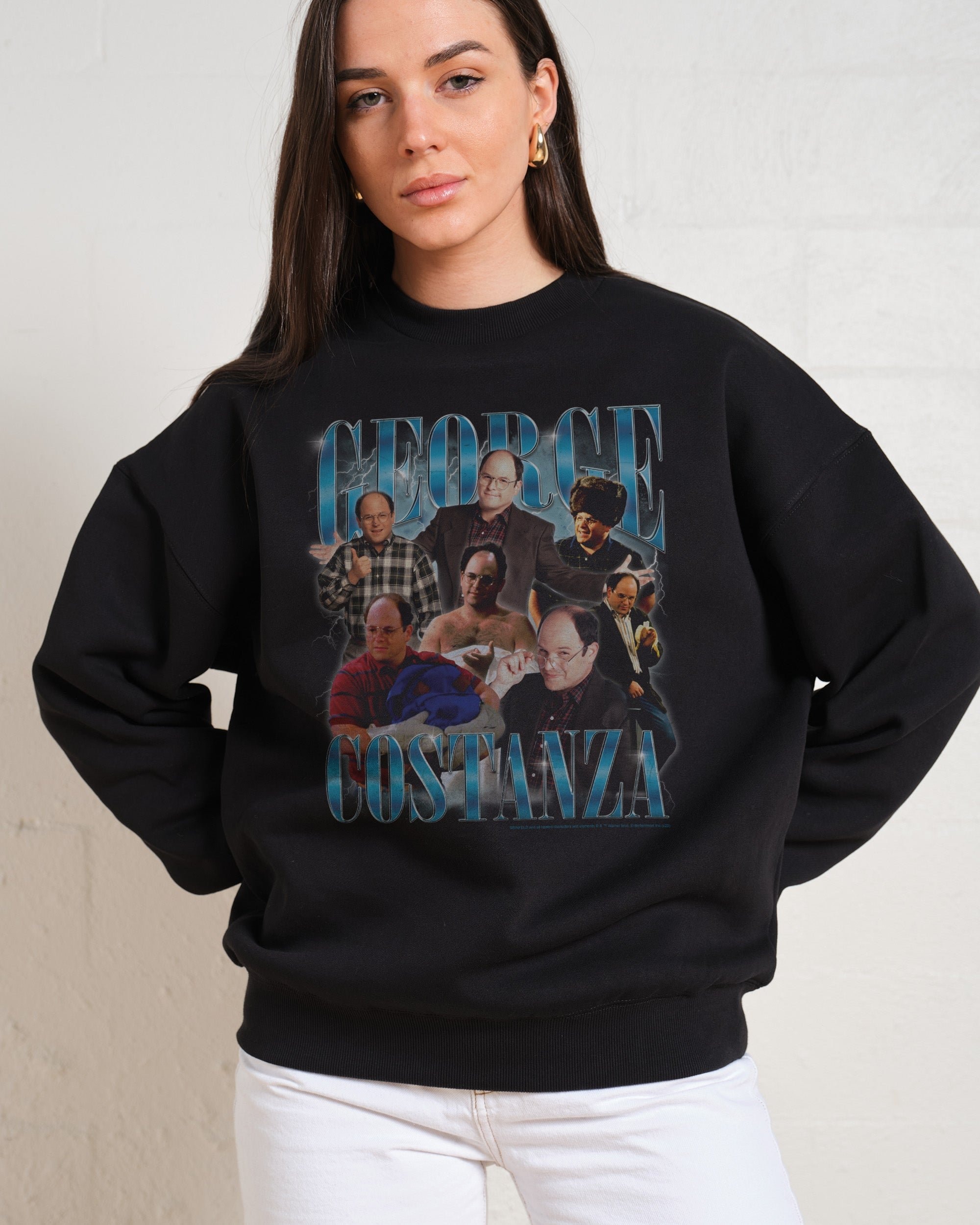 Vintage George Seinfeld Unisex Sweatshirt - 340gsm Cotton-Poly Blend