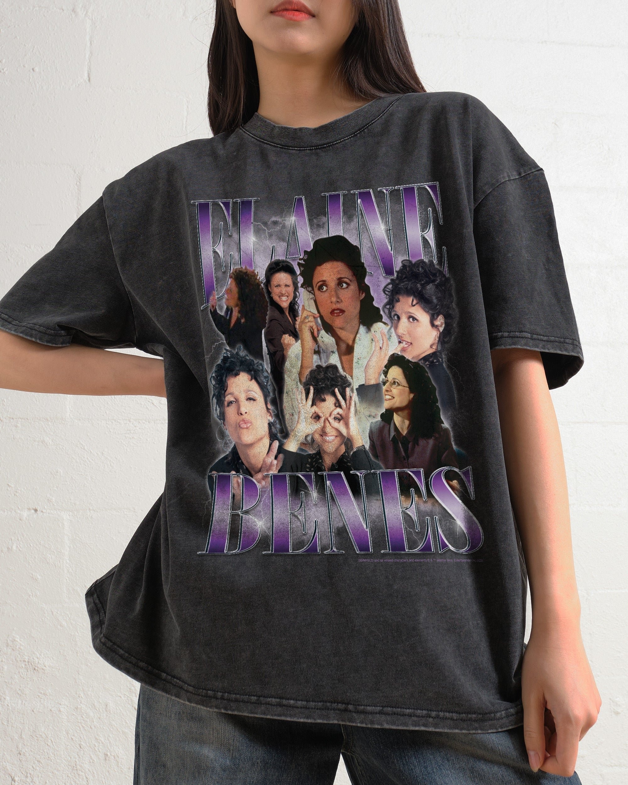 Vintage Elaine Oversized Graphic Tee Seinfeld Collab Unisex 90s Boxy Fit