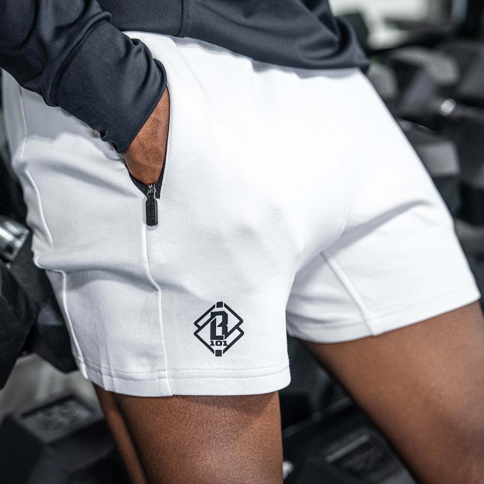Diamond Relaxed Fit Youth Sweatshorts Light Gray/Black