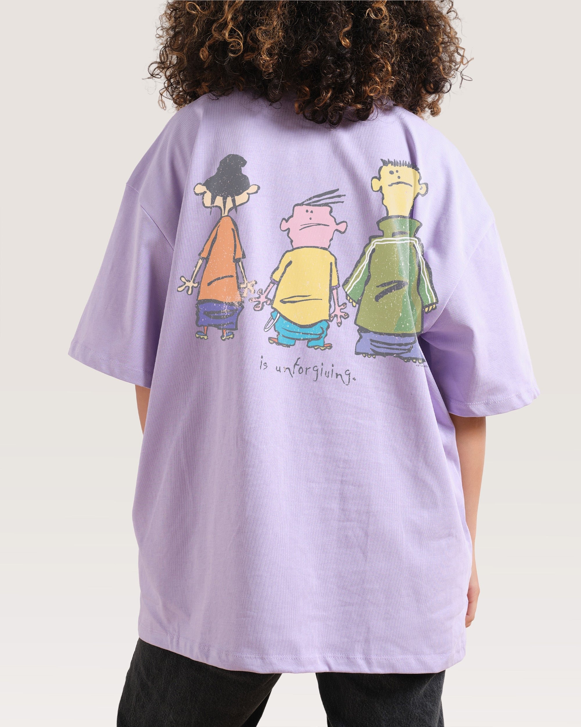 Puberty is Unforgiving Oversized Ed Edd n Eddy Graphic T-Shirt Unisex