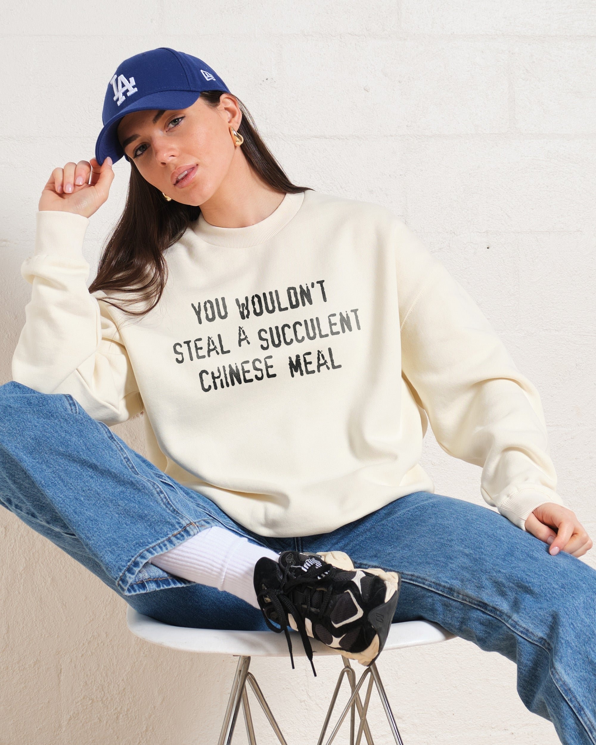You Wouldn't Steal a Succulent Chinese Meal Unisex Graphic Sweatshirt - Threadheads 340gsm Cotton-Poly Blend