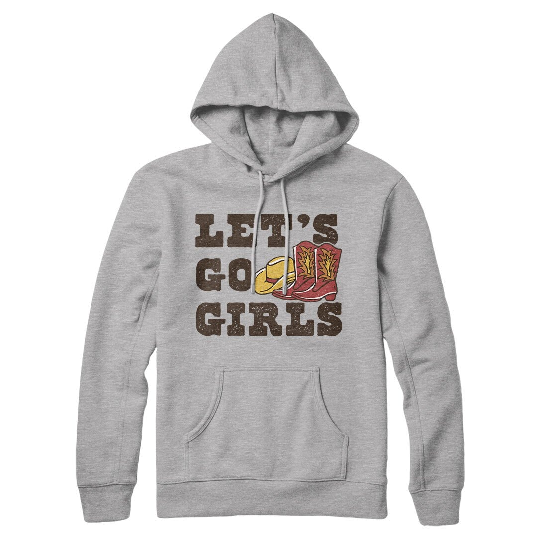 Lets Go Girls Unisex Pullover Hoodie - Cotton Polyester Blend with Kangaroo Pocket