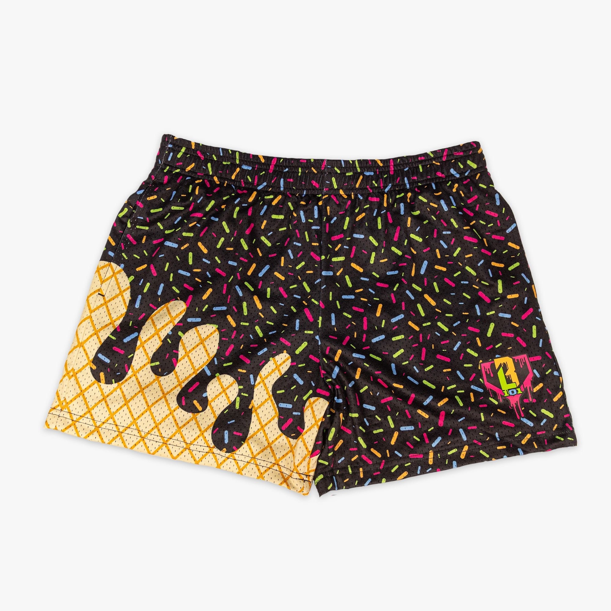 Ice Cream Shorts - Midnight Sundae Mesh Baseball Shorts