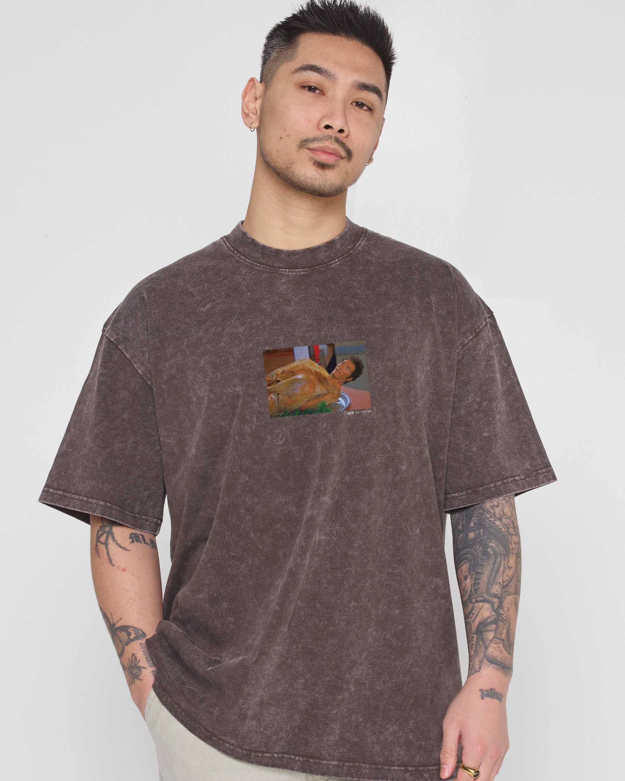 I'm Done Oversized Graphic Tee Seinfeld Collab Unisex 100% Combed Cotton Heavyweight 275gsm