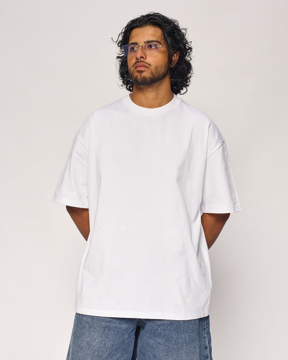 Oversized Tee 5 Pack Black White Unisex 100% Combed Cotton 275 GSM