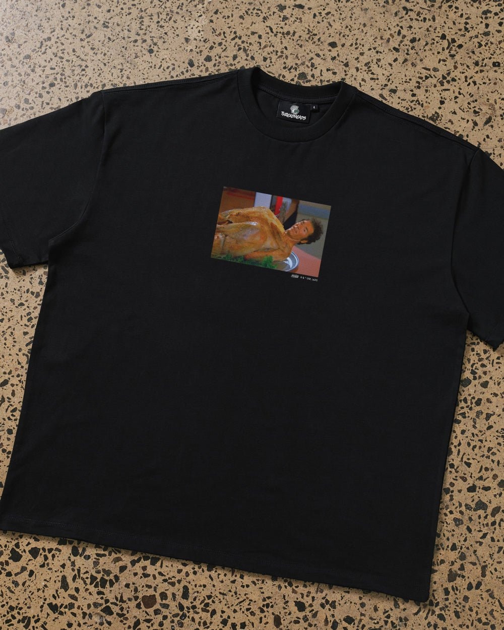 I'm Done Oversized Graphic Tee Seinfeld Collab Unisex 100% Combed Cotton Heavyweight 275gsm