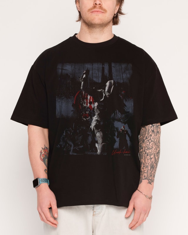 Uruk-hai Oversized Graphic Tee - Lord of the Rings Official Unisex 100% Combed Cotton