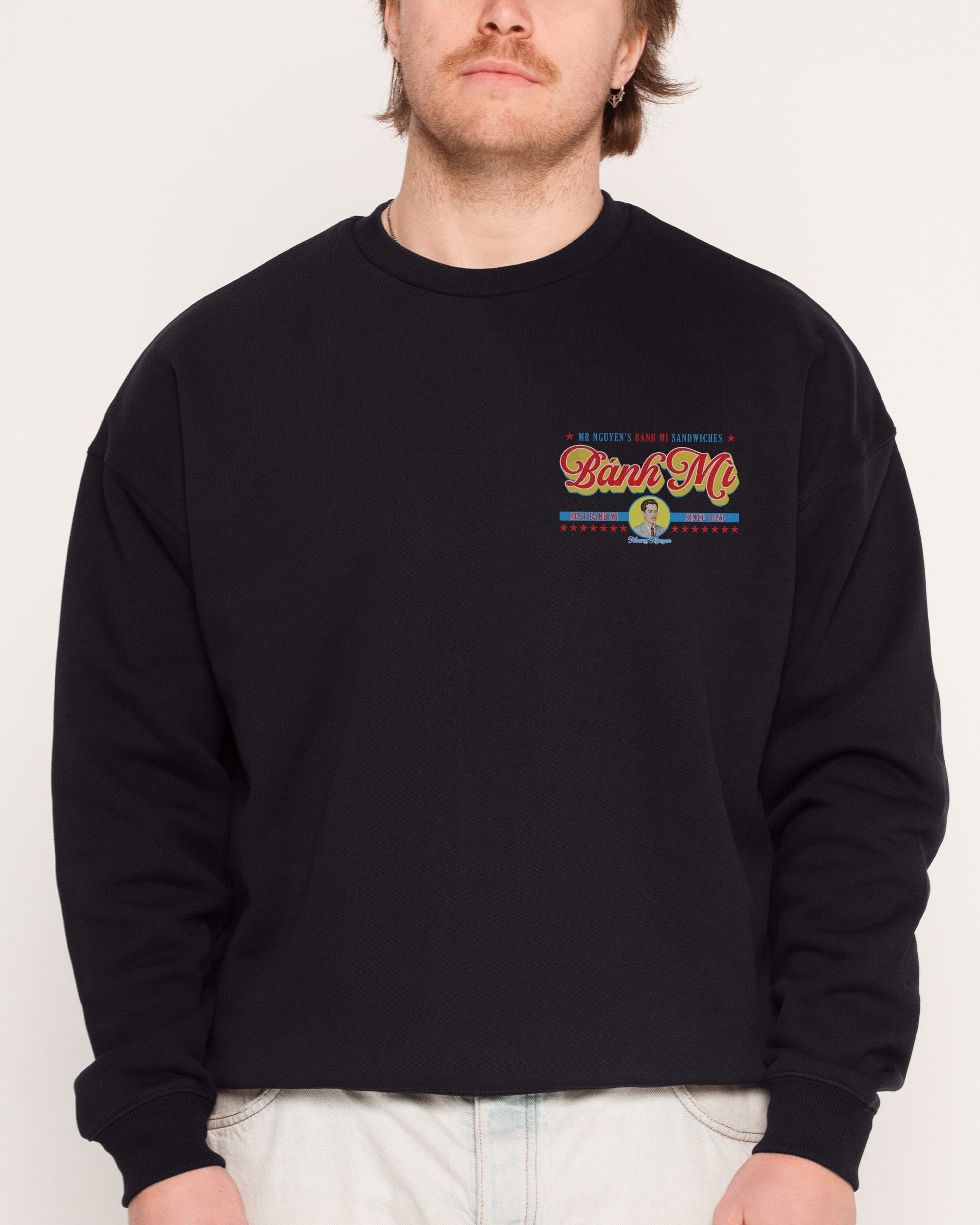 Mr Nguyen's Banh Mi Unisex Sweatshirt - Premium 340gsm Cotton-Poly Graphic Print